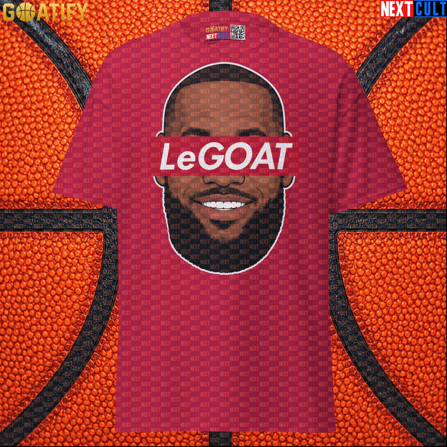 LeBron James T-Shirt – LeGOAT Streetwear Parody Graphic Tee for NBA Fans and Game Days |  | ["Basketball", "Cleveland Cavaliers", "LeBron James", "Los Angeles Lakers", "Miami Heat", "NBA"]