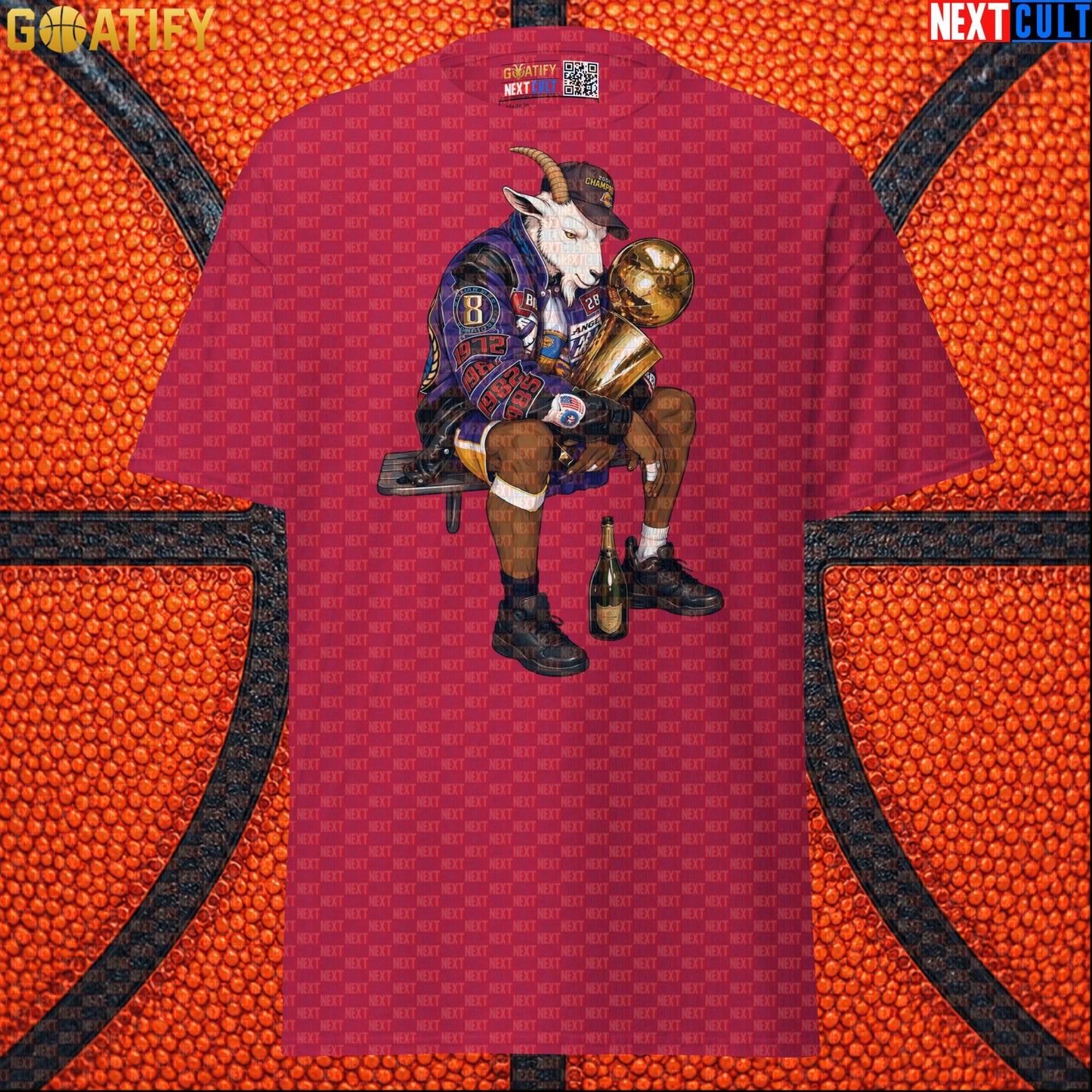 Kobe Bryant T-Shirt – Kobe GOAT Trophy Graphic Tee for Lakers Fans and NBA Collectors |  | ["Basketball", "Kobe Bryant", "Los Angeles Lakers", "NBA"]
