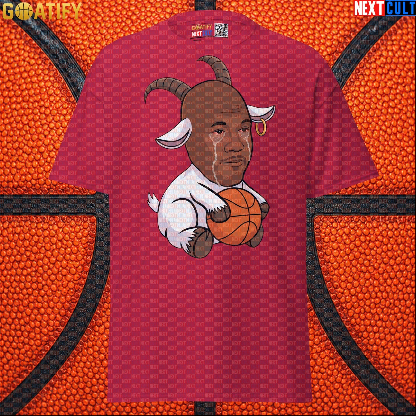 Michael Jordan T-Shirt - Crying Jordan GOAT Meme Graphic Tee Gift for Chicago Bulls NBA Fans |  | ["Basketball", "Chicago Bulls", "Michael Jordan", "NBA"]