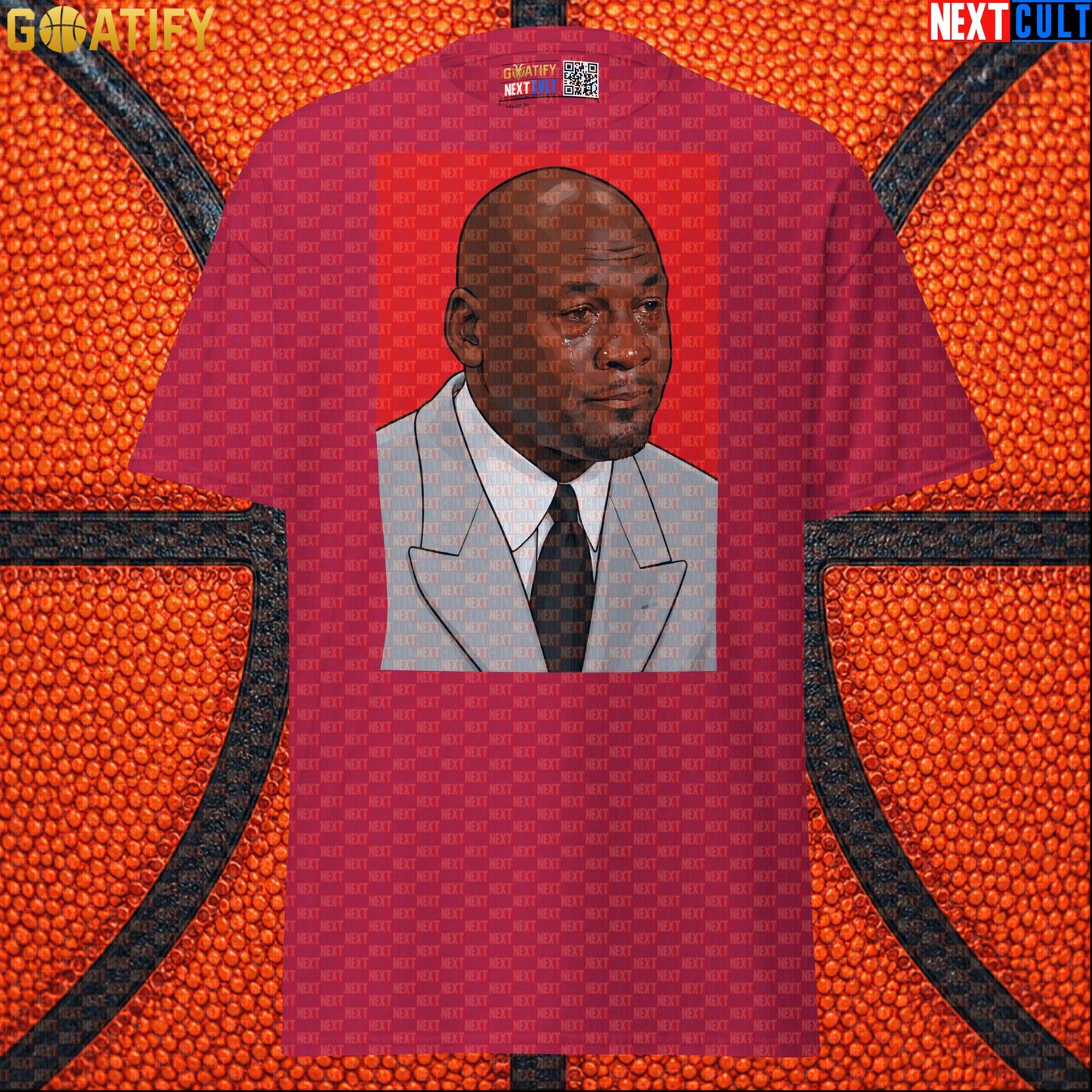 Michael Jordan T-Shirt Crying Jordan Meme Graphic Tee Gift for Chicago Bulls NBA Fans |  | ["Basketball", "Chicago Bulls", "Michael Jordan", "NBA"]