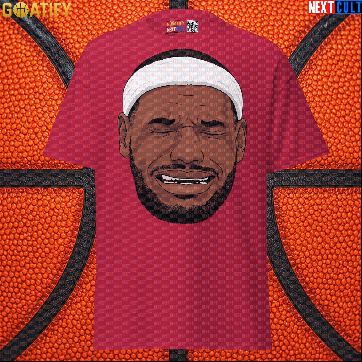 Crying LeBron Meme T-Shirt – Funny NBA Basketball Graphic Tee Gift for Sports Fans |  | ["Basketball", "LeBron James", "NBA"]