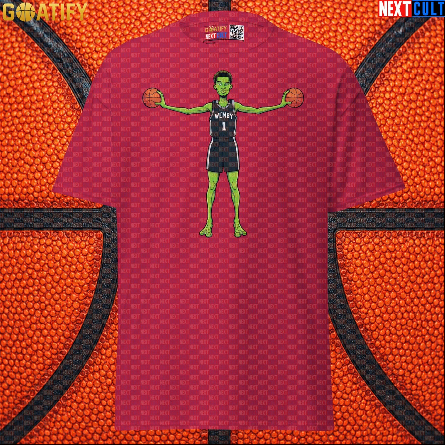 Basketball T-Shirt Alien Wemby Sci-Fi Graphic for Spurs Fans, Game Day and NBA Gifts |  | ["Basketball", "France", "NBA", "San Antonio Spurs", "Victor Wembanyama", "Wemby"]