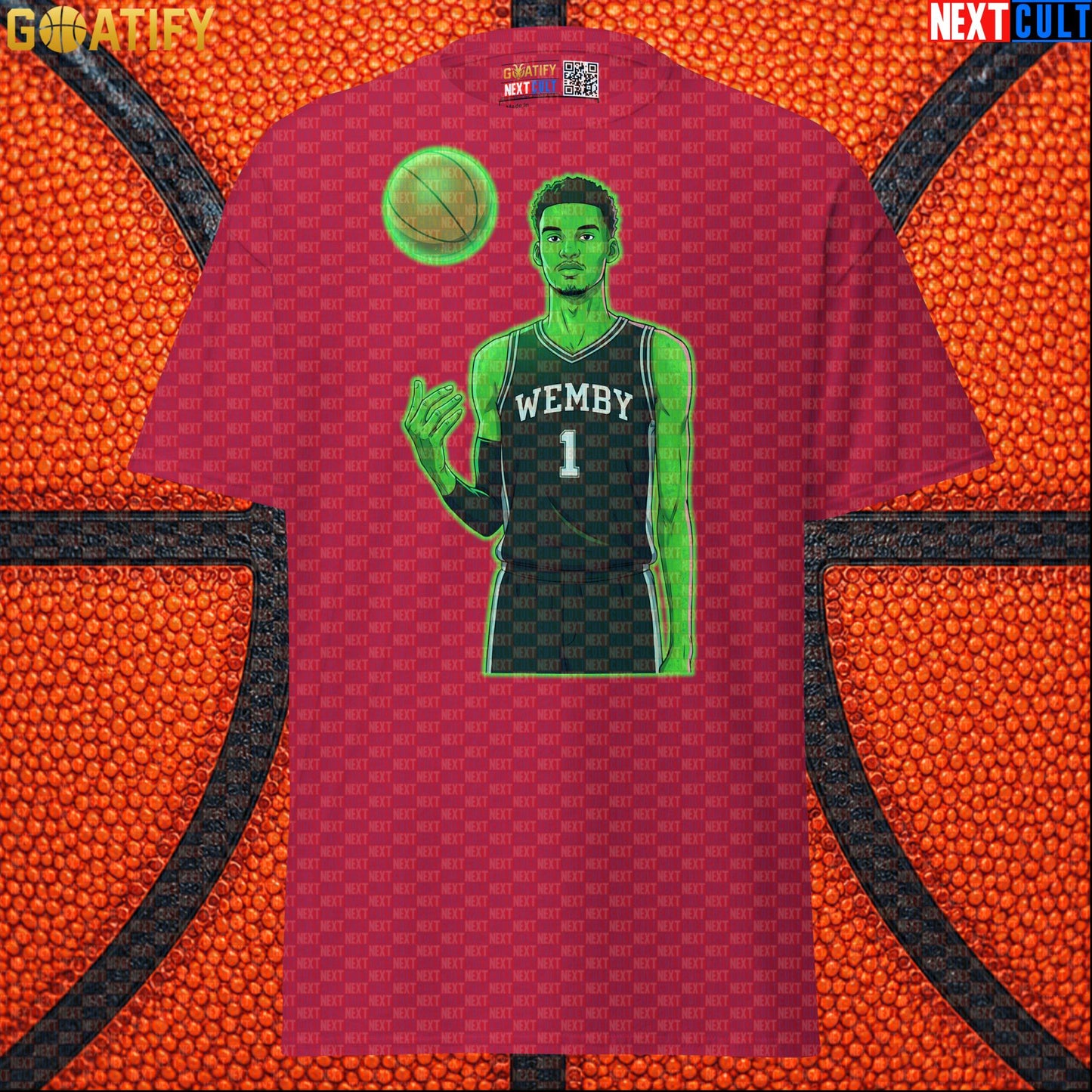 Basketball T-Shirt Alien Wemby Sci-Fi Graphic for Spurs Fans, Watch Parties and NBA Gifts |  | ["Basketball", "France", "NBA", "San Antonio Spurs", "Victor Wembanyama", "Wemby"]