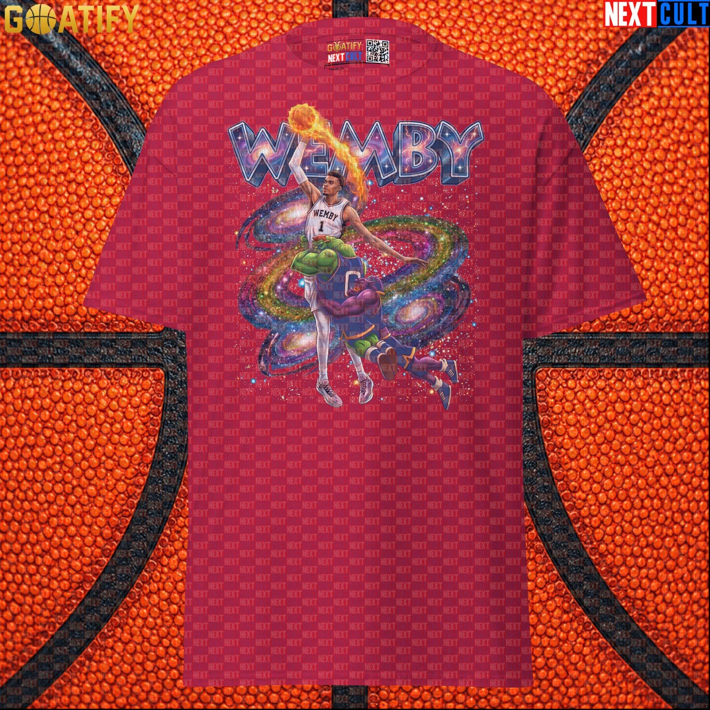 Basketball T-Shirt Victor Wembanyama Space Jam Dunk Graphic for Spurs Fans and Sci-Fi Gift |  | ["Basketball", "France", "NBA", "San Antonio Spurs", "Victor Wembanyama", "Wemby"]