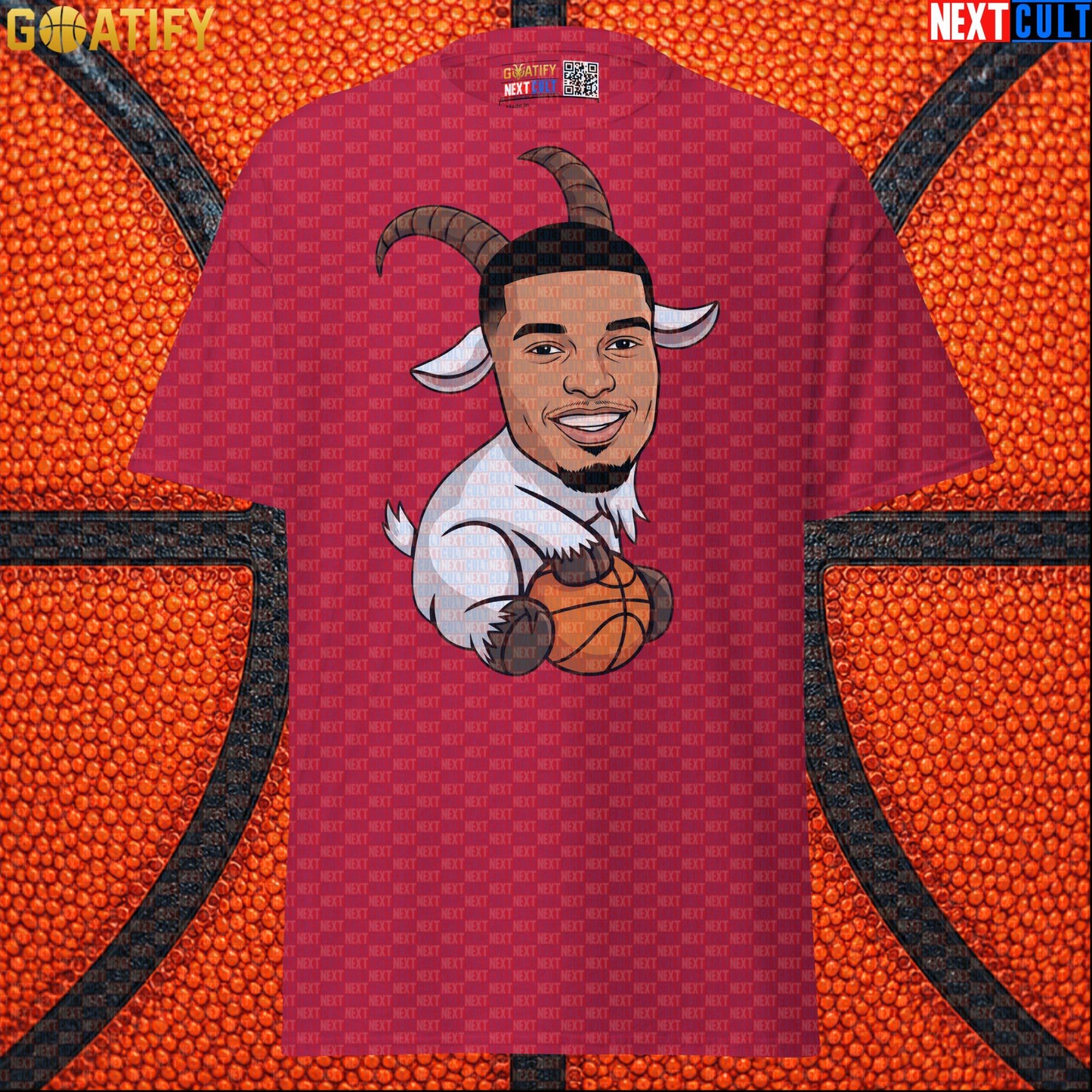 Basketball T-Shirt Victor Wembanyama GOAT Cartoon for Spurs Fans, NBA Game Day Sports Tee |  | ["Basketball", "France", "NBA", "San Antonio Spurs", "Victor Wembanyama", "Wemby"]
