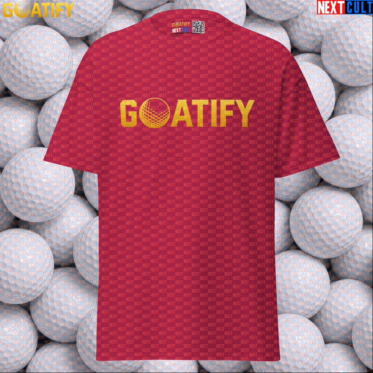 Golf GOAT T-Shirt Golden Golf Ball Graphic for Golfers, Sports Fans & Gifts | GOATIFY | T-shirts | ["Golf", "NCB", "PGA"]