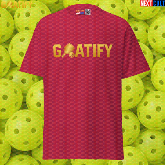 Pickleball GOAT T-Shirt Golden Paddle & Ball Graphic for Players, Fans & Gifts | GOATIFY | T-shirts | ["NCB", "Pickleball"]