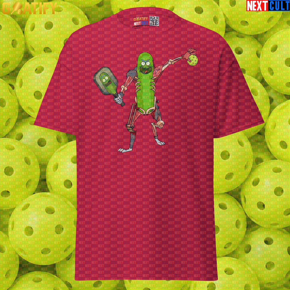 Pickleball T-Shirt Pickle Rick Mutant Court Warrior for Players, Fans & Funny Sports Gifts | T-shirts | ["NCB", "Pickleball"]
