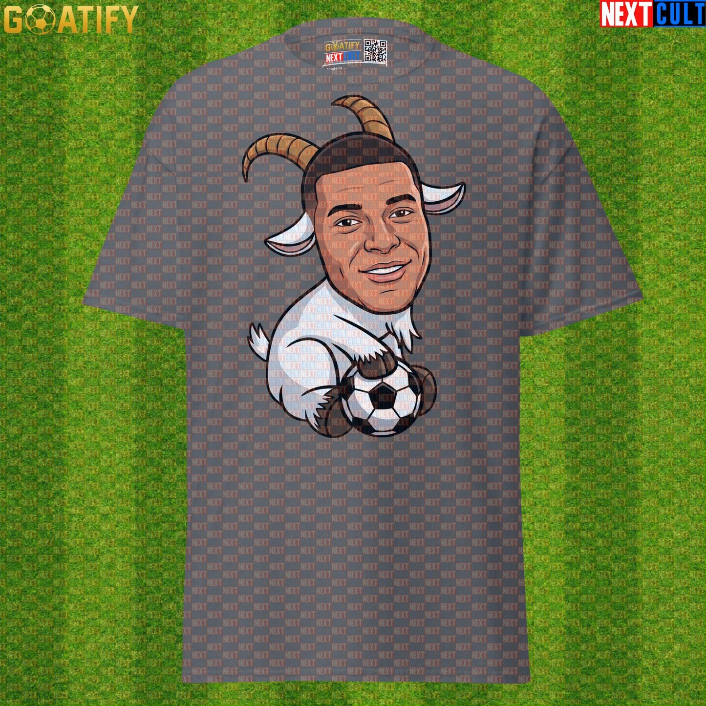 Kylian Mbappe T-Shirt – Funny GOAT Soccer Graphic Tee Gift for France and Real Madrid Fans |  | ["Football", "France", "Kylian Mbappe", "PSG", "Real Madrid", "Soccer"]