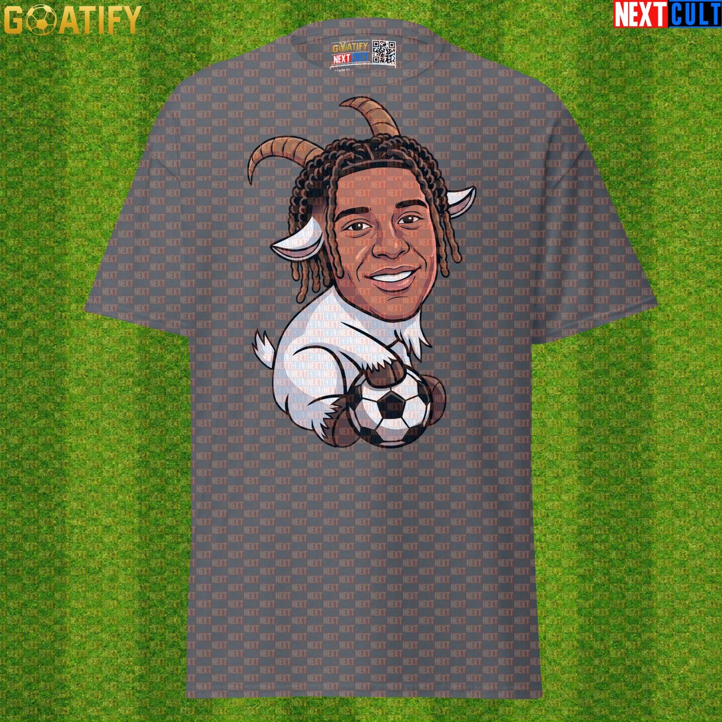 Michael Olise T-Shirt – Nonchalant GOAT Graphic Tee for Bayern Munich and France Fans |  | ["Bayern Munich", "Football", "France", "Michael Olise", "Soccer"]