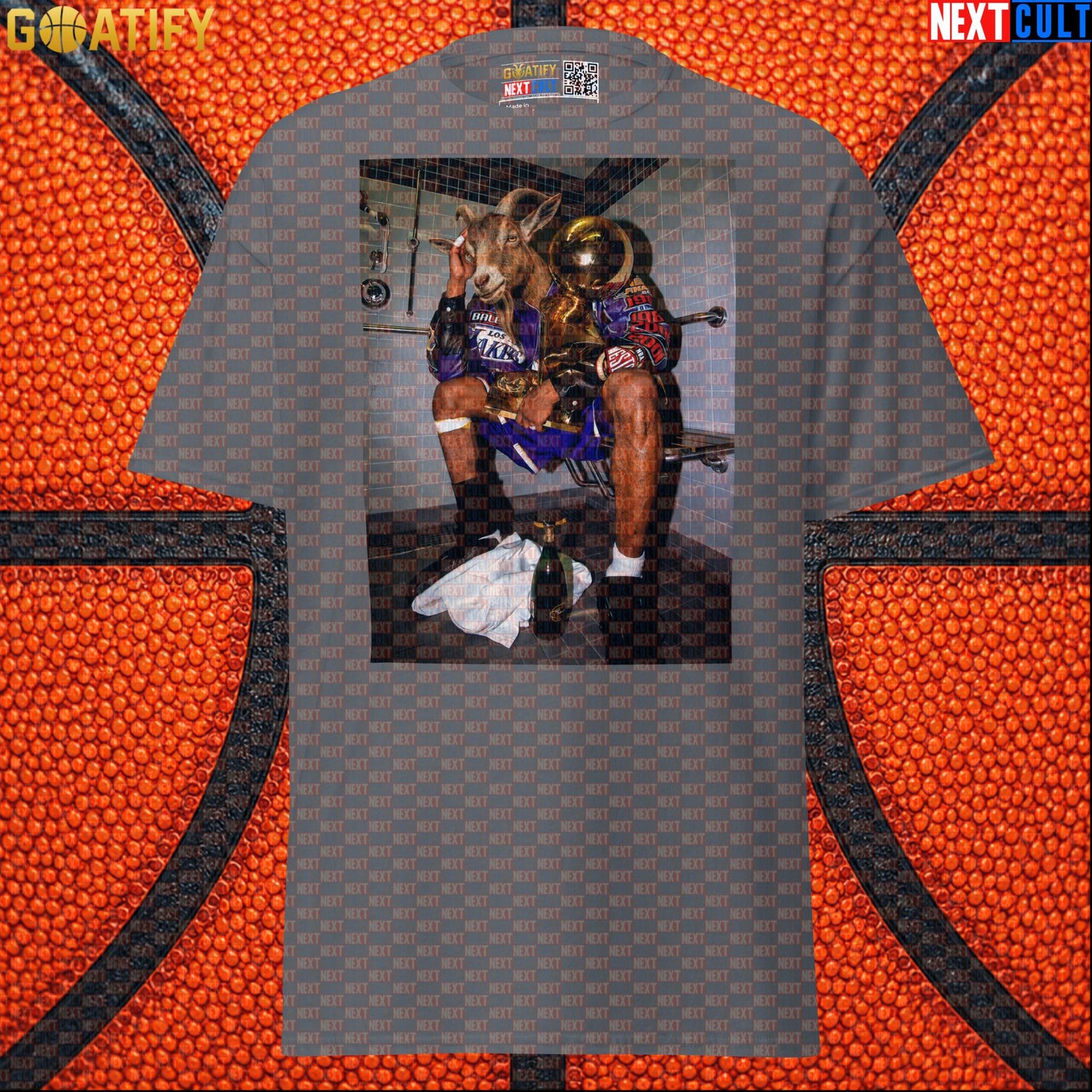 Kobe Bryant T-Shirt – Kobe GOAT Locker Room Graphic Tee for Lakers Fans and NBA Game Days |  | ["Basketball", "Kobe Bryant", "Los Angeles Lakers", "NBA"]