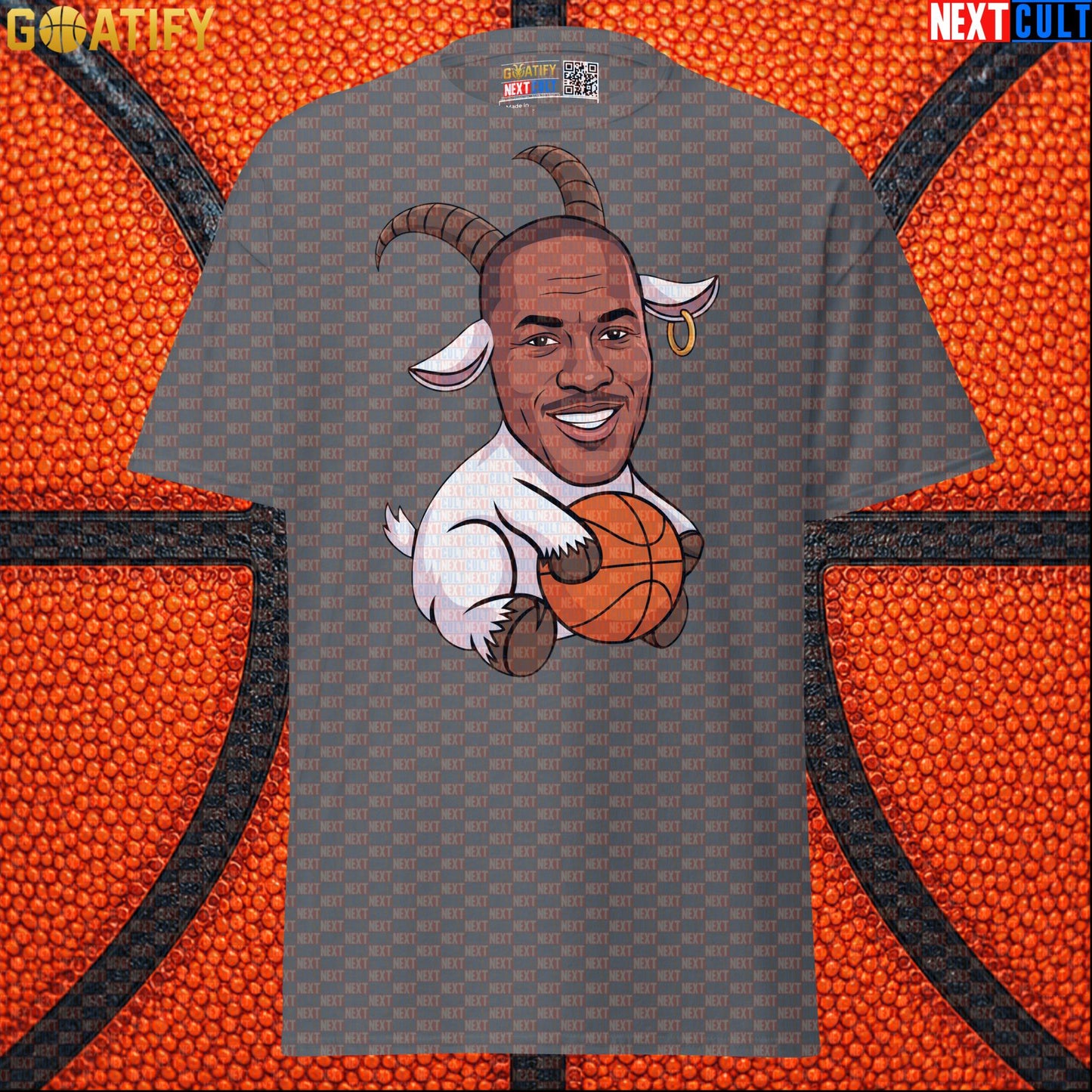Michael Jordan T-Shirt - GOAT Chicago Bulls Basketball Graphic Tee Gift for Jordan NBA Fans |  | ["Basketball", "Chicago Bulls", "Michael Jordan", "NBA"]