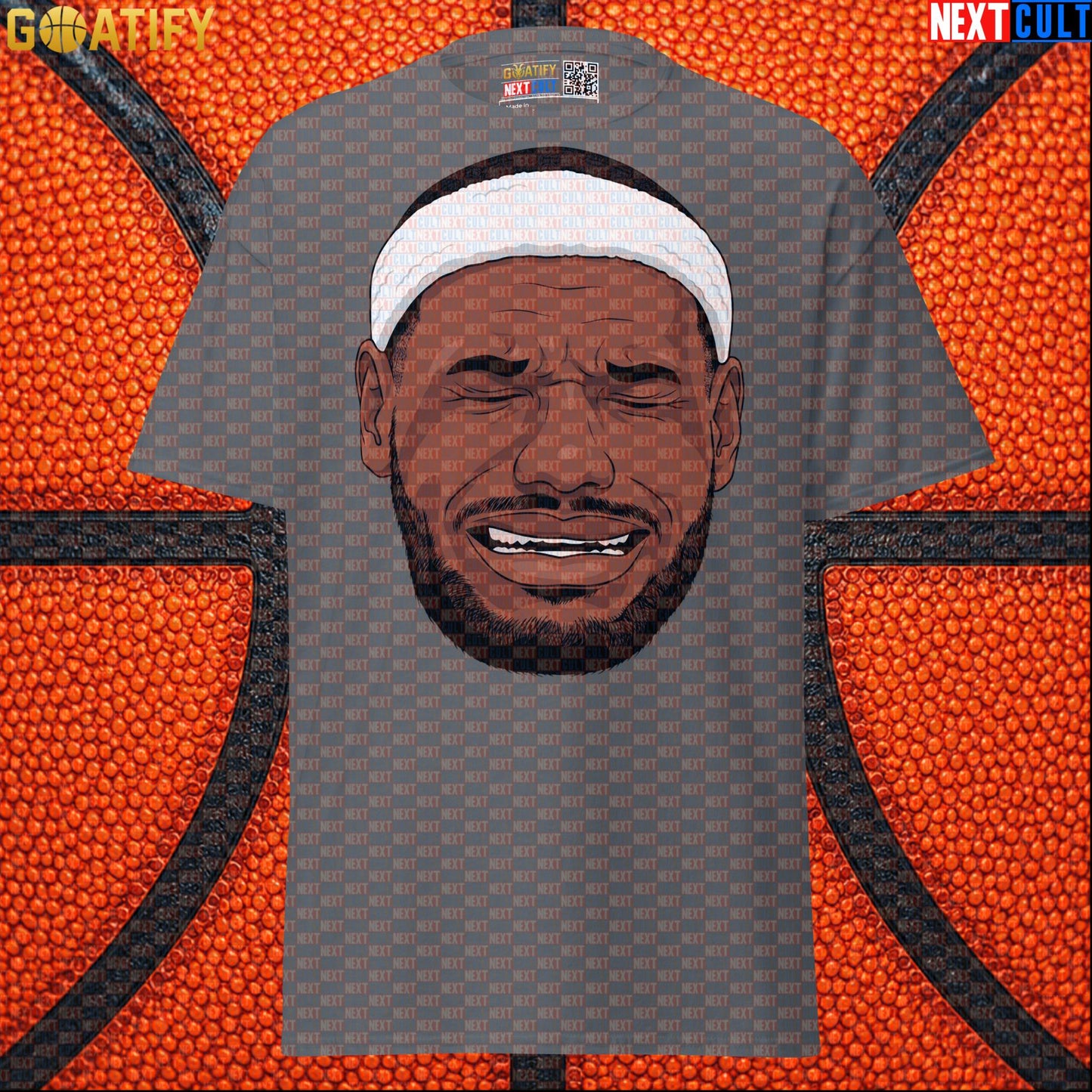 Crying LeBron Meme T-Shirt – Funny NBA Basketball Graphic Tee Gift for Sports Fans |  | ["Basketball", "LeBron James", "NBA"]