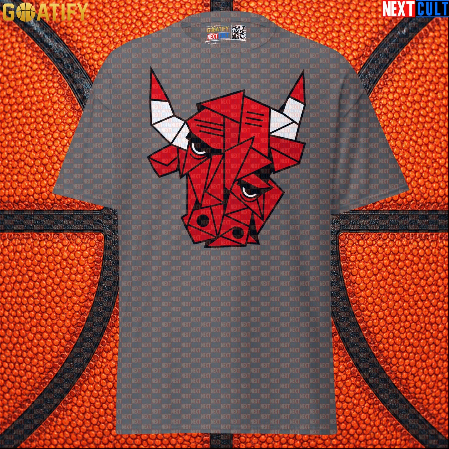 Chicago Bulls Meme T-Shirt – Picasso Bulls Cubism Art Graphic Tee for NBA Sports Fans |  | ["Basketball", "Chicago Bulls", "NBA"]
