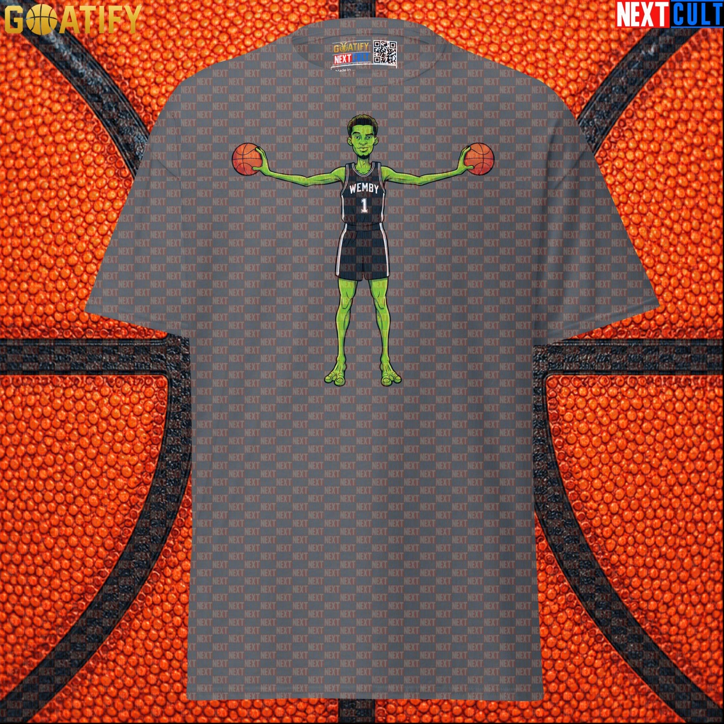 Basketball T-Shirt Alien Wemby Sci-Fi Graphic for Spurs Fans, Game Day and NBA Gifts |  | ["Basketball", "France", "NBA", "San Antonio Spurs", "Victor Wembanyama", "Wemby"]