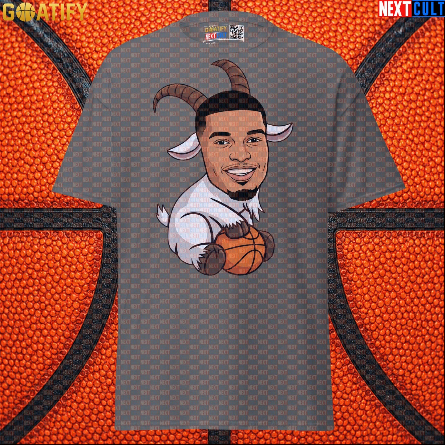 Basketball T-Shirt Victor Wembanyama GOAT Cartoon for Spurs Fans, NBA Game Day Sports Tee |  | ["Basketball", "France", "NBA", "San Antonio Spurs", "Victor Wembanyama", "Wemby"]
