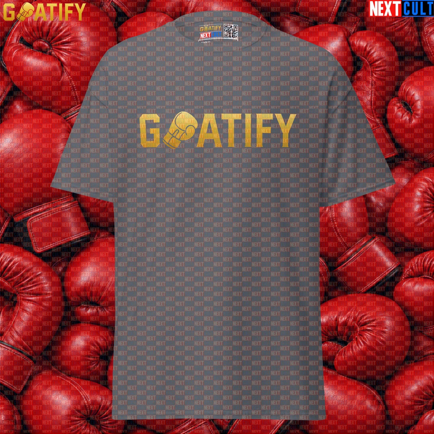 Boxing GOAT T-Shirt GOATIFY Gold Fight Graphic Tee for Boxing Fans & Martial Arts Gifts | T-shirts | ["Boxing", "Martial Arts", "NCB"]