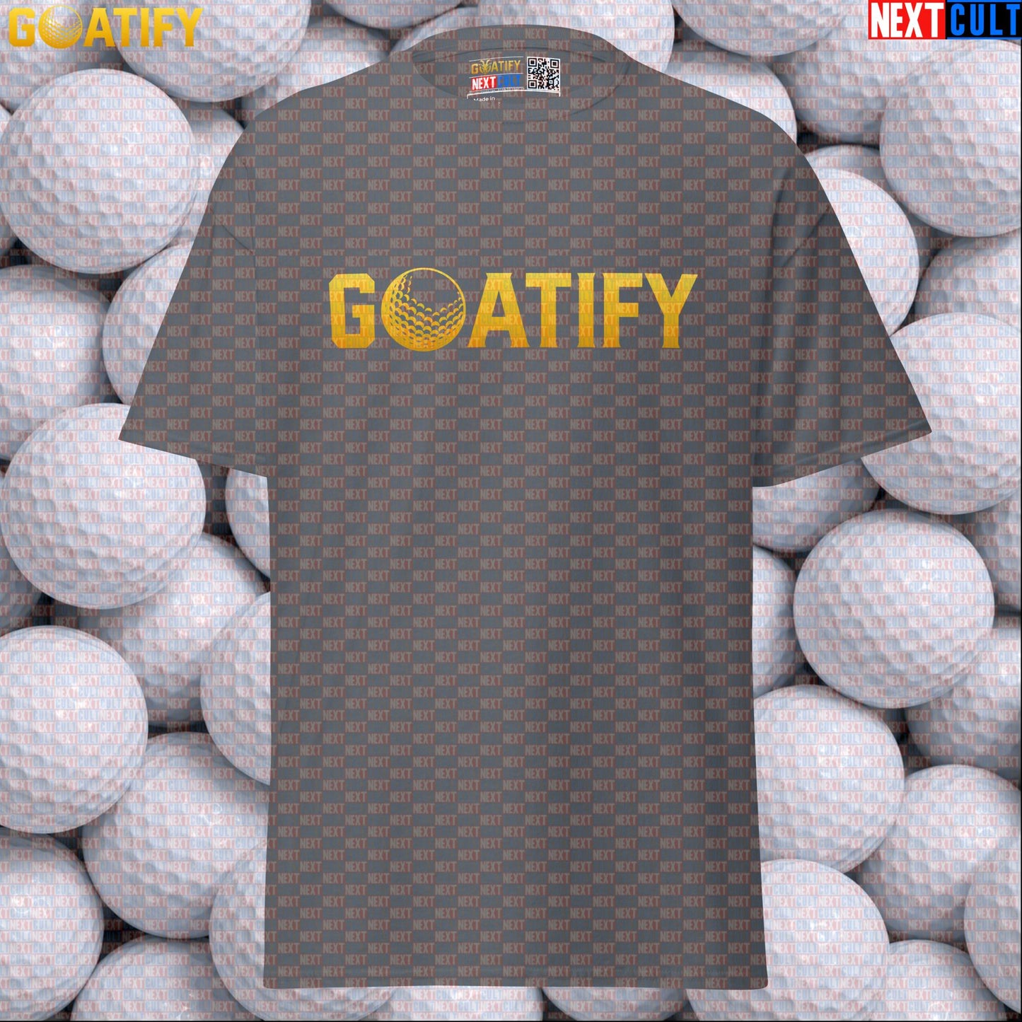 Golf GOAT T-Shirt Golden Golf Ball Graphic for Golfers, Sports Fans & Gifts | GOATIFY | T-shirts | ["Golf", "NCB", "PGA"]