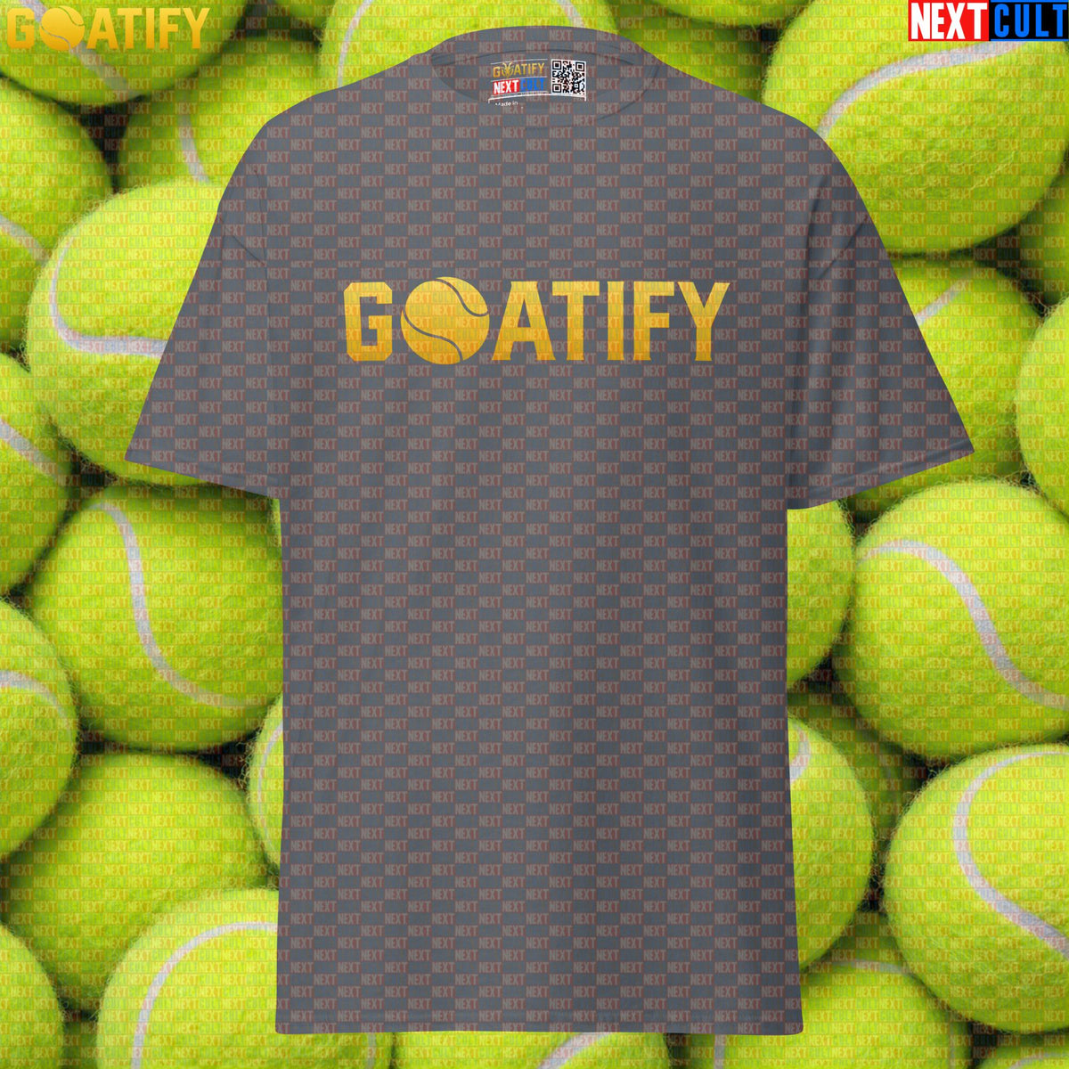 Tennis GOAT T-Shirt Golden Ball Graphic for Tennis & Padel Fans, Players & Gifts | GOATIFY | T-shirts | ["NCB", "Padel", "Tennis"]