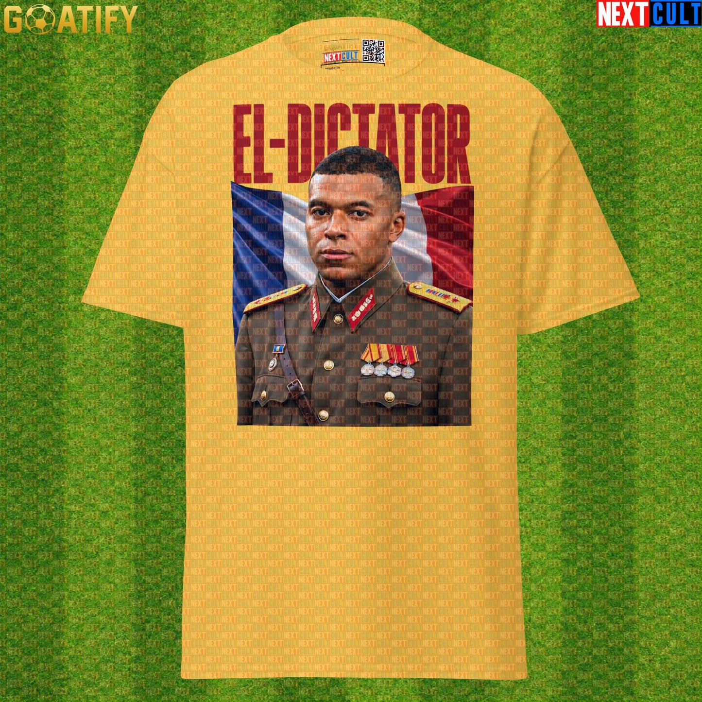 Kylian Mbappe T-Shirt – El Dictator Football Meme Graphic Tee for France and Real Madrid Fans |  | ["Football", "France", "Kylian Mbappe", "PSG", "Real Madrid", "Soccer"]
