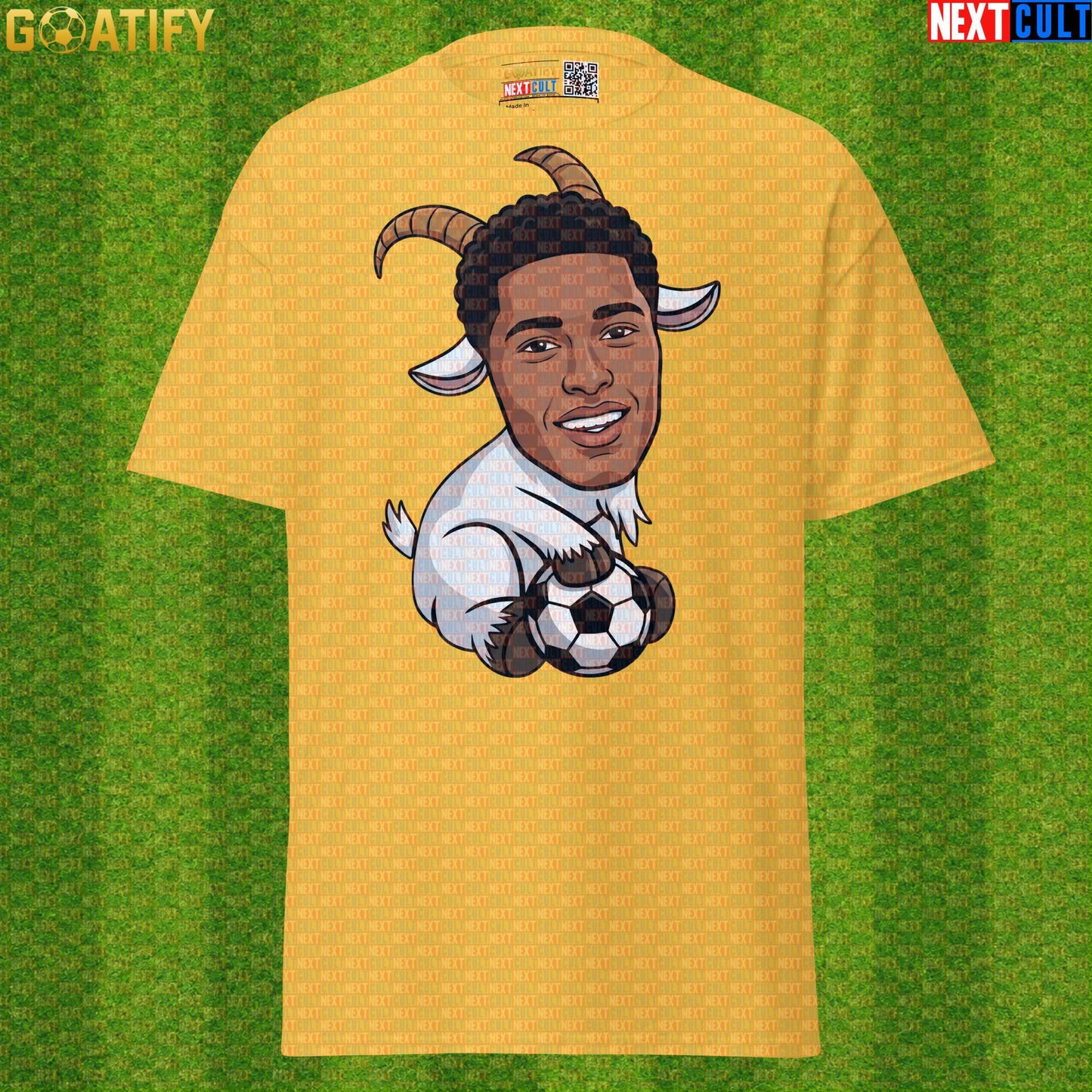 Jude Bellingham T-Shirt – GOAT Midfielder Graphic Tee for Real Madrid and England Fans |  | ["Borussia Dortmund", "England", "Football", "Jude Bellingham", "Real Madrid", "Soccer"]