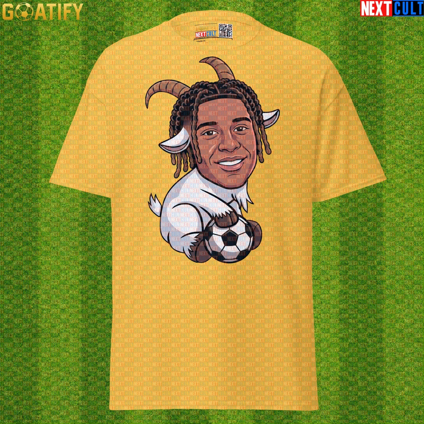 Michael Olise T-Shirt – Nonchalant GOAT Graphic Tee for Bayern Munich and France Fans |  | ["Bayern Munich", "Football", "France", "Michael Olise", "Soccer"]
