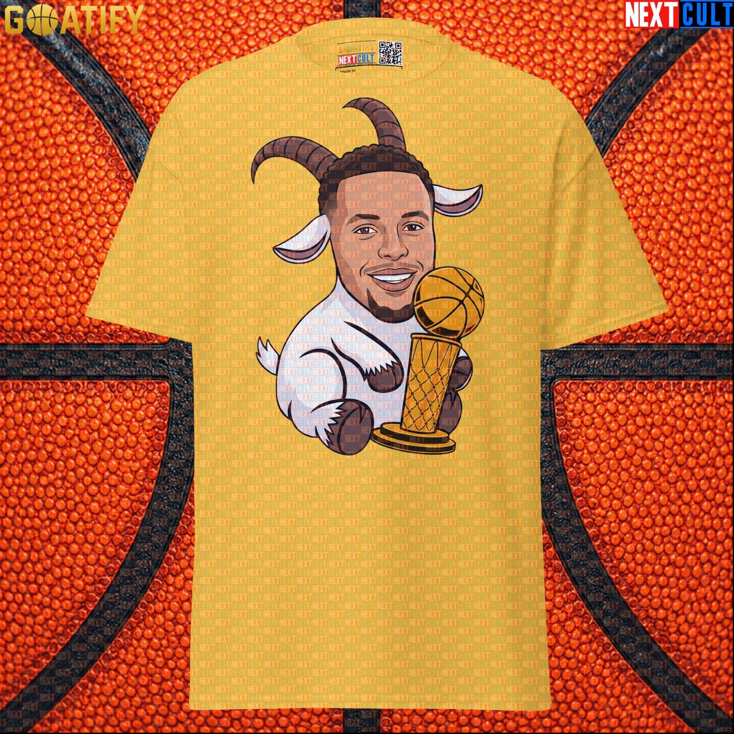 Basketball T-Shirt Stephen Curry GOAT Champion Graphic Tee for Warriors Fans & NBA Gifts |  | ["Basketball", "Golden State Warriors", "NBA", "Stephen Curry"]