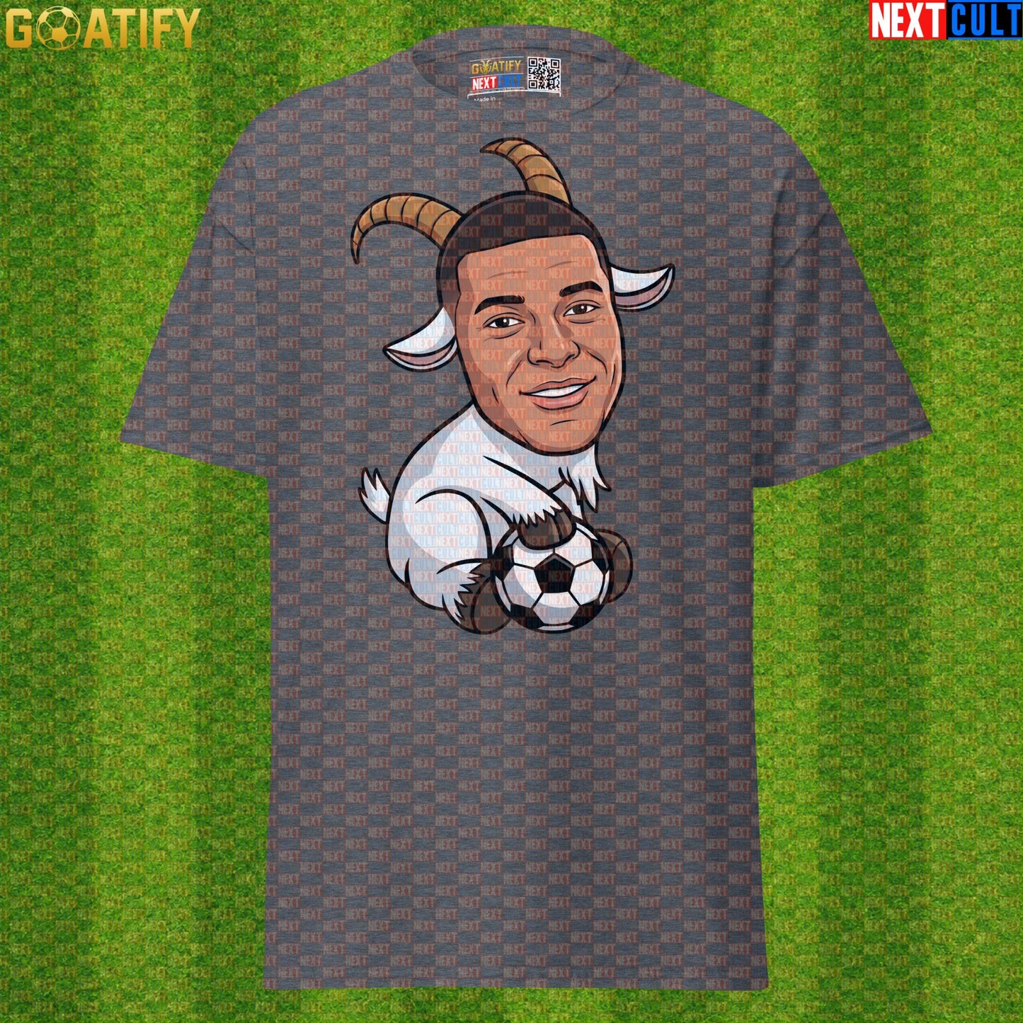 Kylian Mbappe T-Shirt – Funny GOAT Soccer Graphic Tee Gift for France and Real Madrid Fans |  | ["Football", "France", "Kylian Mbappe", "PSG", "Real Madrid", "Soccer"]