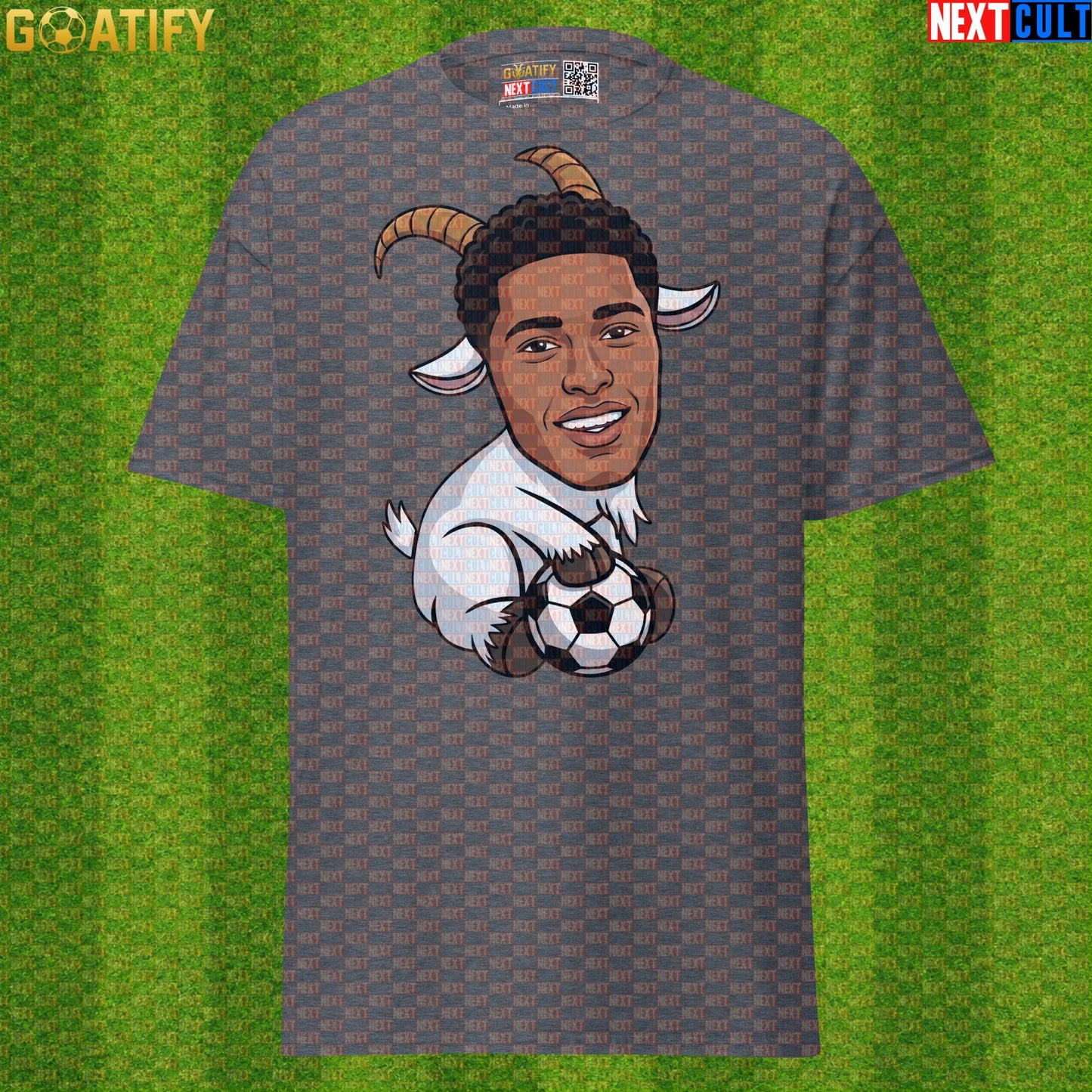 Jude Bellingham T-Shirt – GOAT Midfielder Graphic Tee for Real Madrid and England Fans |  | ["Borussia Dortmund", "England", "Football", "Jude Bellingham", "Real Madrid", "Soccer"]
