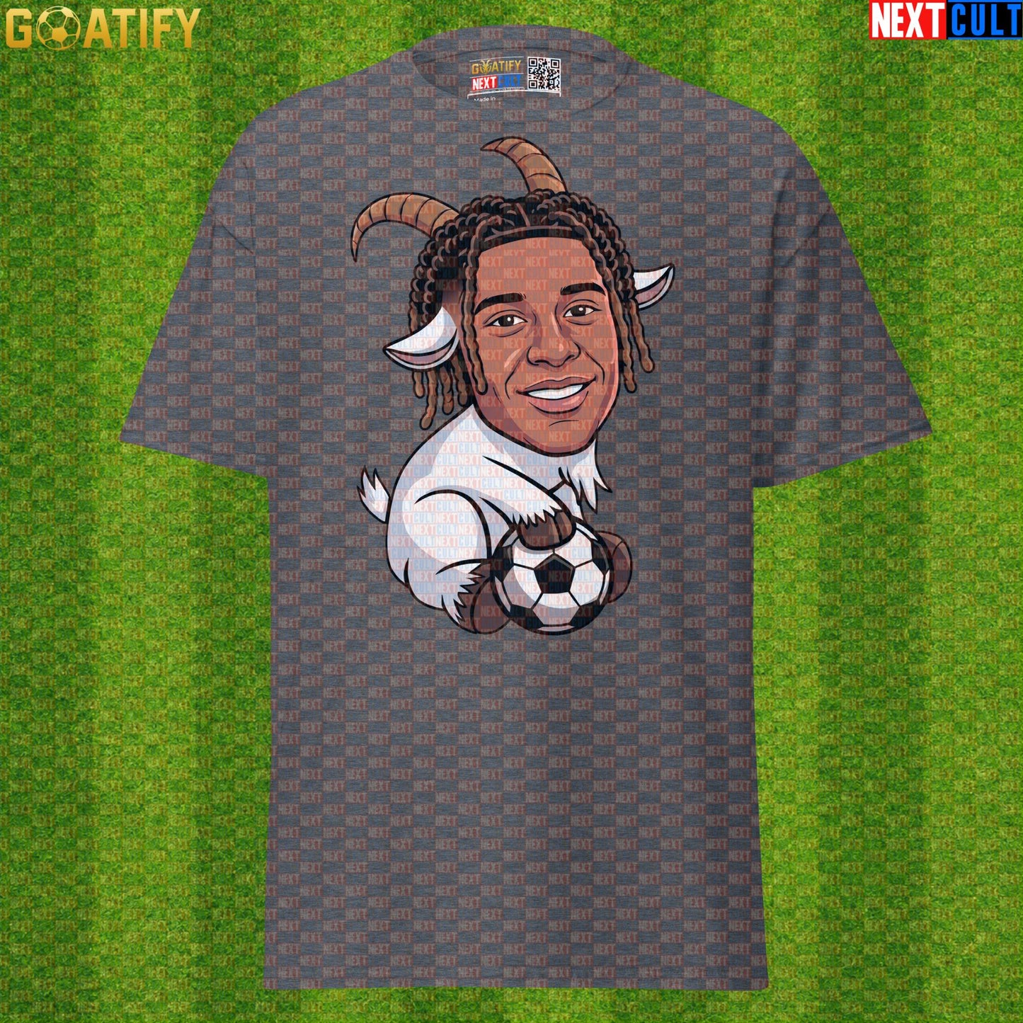 Michael Olise T-Shirt – Nonchalant GOAT Graphic Tee for Bayern Munich and France Fans |  | ["Bayern Munich", "Football", "France", "Michael Olise", "Soccer"]