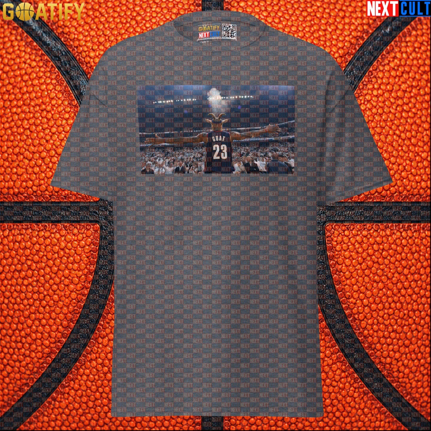 LeBron James T-Shirt – Iconic Chalk Toss GOAT Graphic Tee for Cleveland Basketball Fans |  | ["Basketball", "Cleveland Cavaliers", "LeBron James", "NBA"]