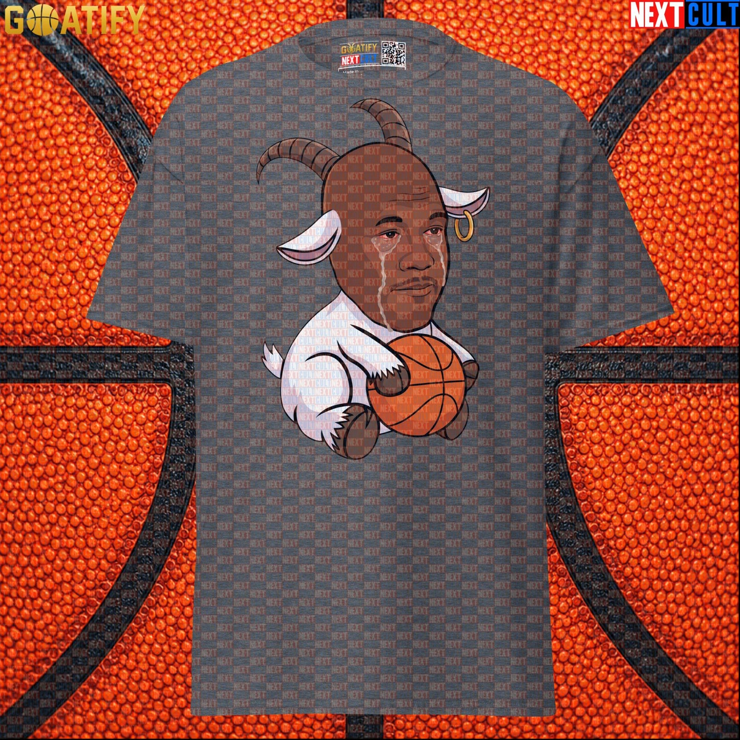 Michael Jordan T-Shirt - Crying Jordan GOAT Meme Graphic Tee Gift for Chicago Bulls NBA Fans |  | ["Basketball", "Chicago Bulls", "Michael Jordan", "NBA"]