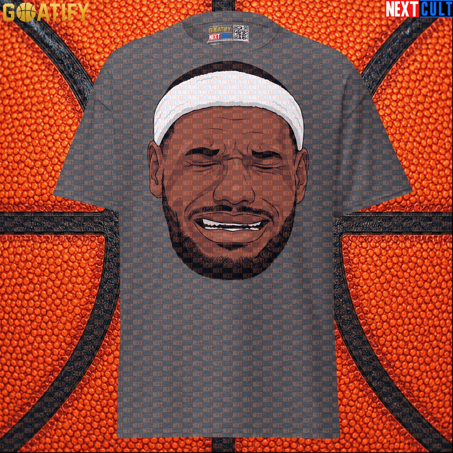 Crying LeBron Meme T-Shirt – Funny NBA Basketball Graphic Tee Gift for Sports Fans |  | ["Basketball", "LeBron James", "NBA"]