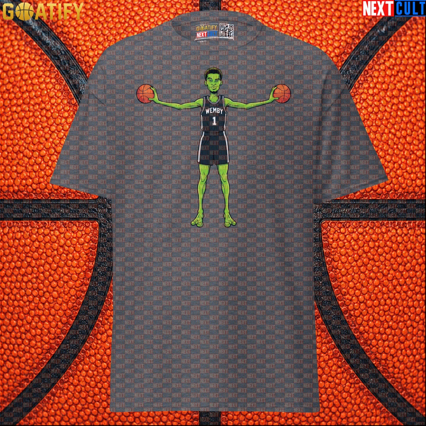 Basketball T-Shirt Alien Wemby Sci-Fi Graphic for Spurs Fans, Game Day and NBA Gifts |  | ["Basketball", "France", "NBA", "San Antonio Spurs", "Victor Wembanyama", "Wemby"]