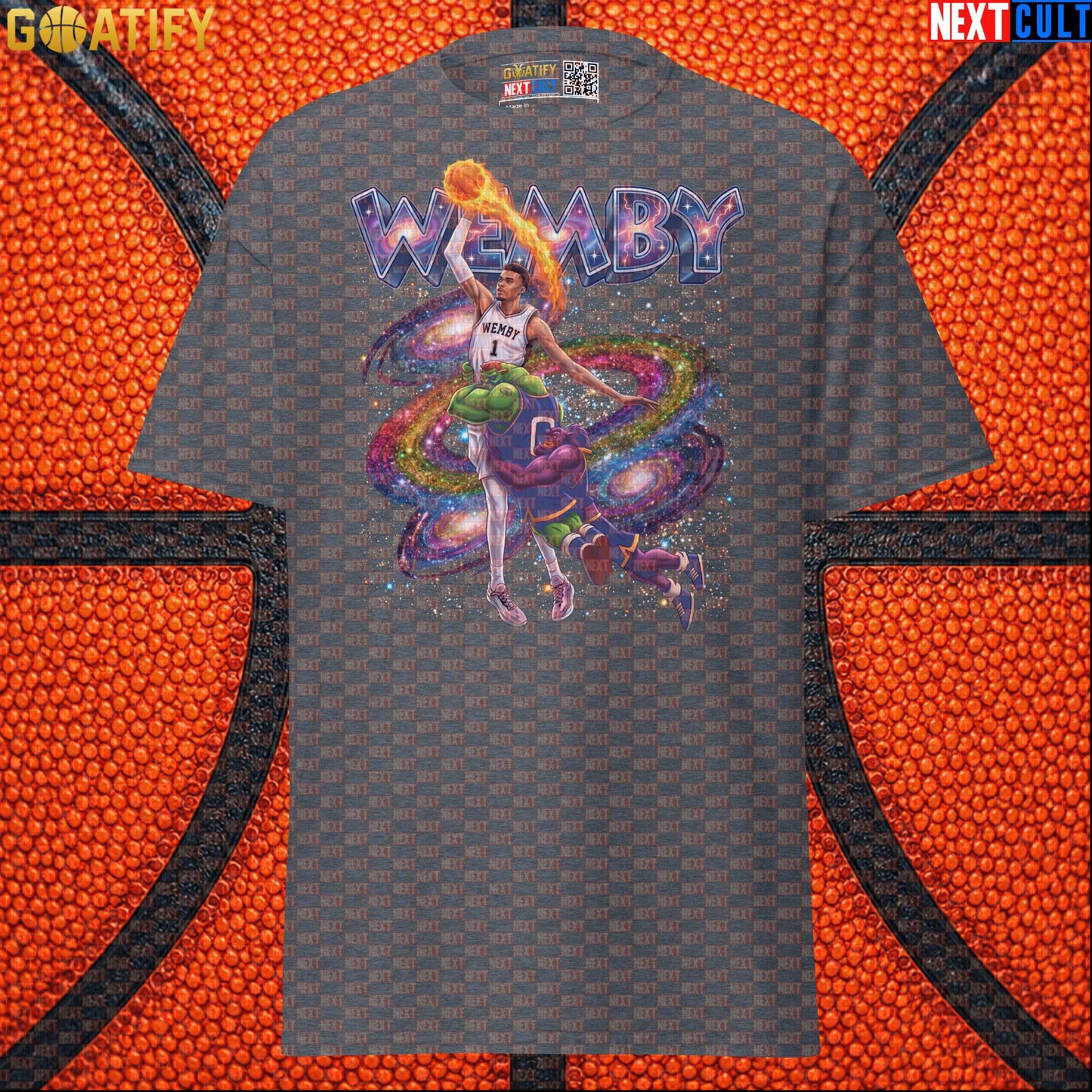 Basketball T-Shirt Victor Wembanyama Space Jam Dunk Graphic for Spurs Fans and Sci-Fi Gift |  | ["Basketball", "France", "NBA", "San Antonio Spurs", "Victor Wembanyama", "Wemby"]