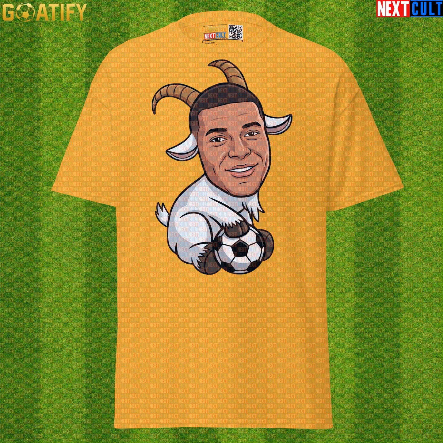 Kylian Mbappe T-Shirt – Funny GOAT Soccer Graphic Tee Gift for France and Real Madrid Fans |  | ["Football", "France", "Kylian Mbappe", "PSG", "Real Madrid", "Soccer"]