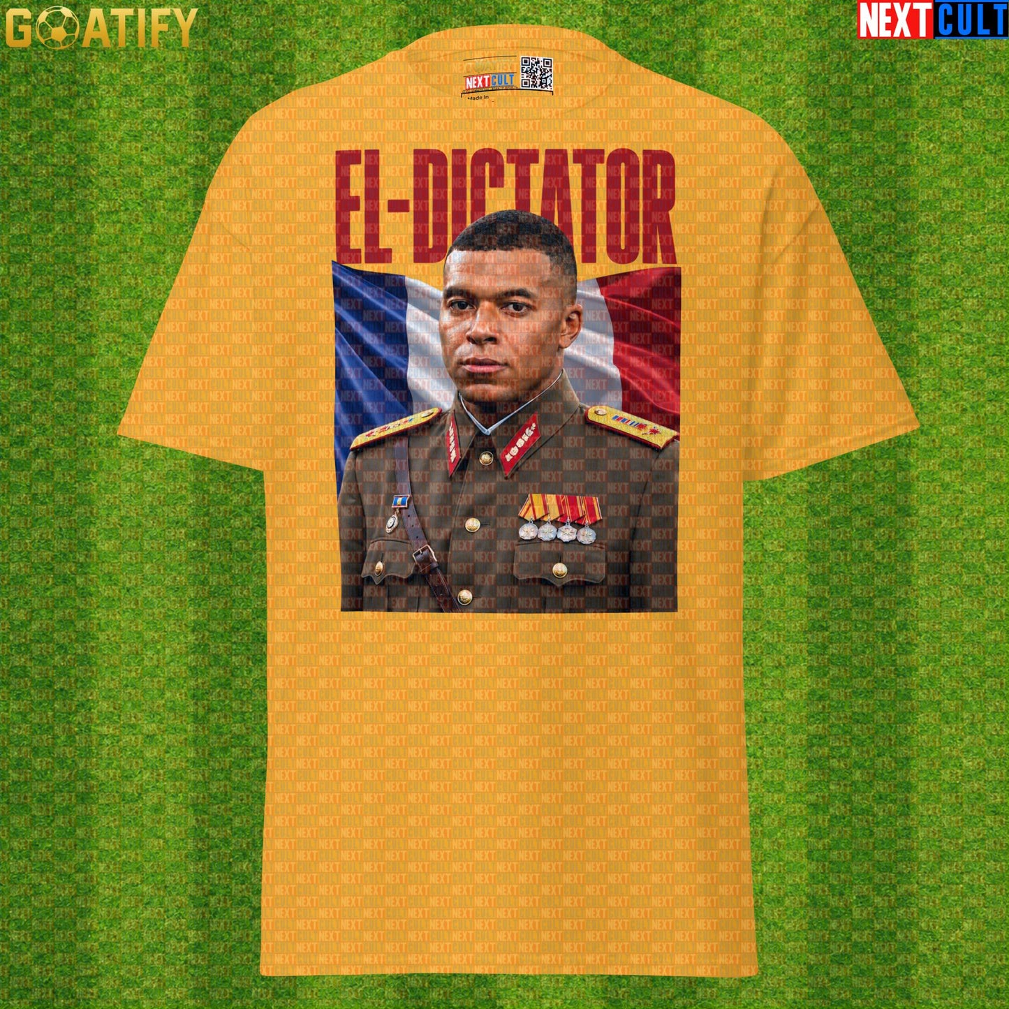 Kylian Mbappe T-Shirt – El Dictator Football Meme Graphic Tee for France and Real Madrid Fans |  | ["Football", "France", "Kylian Mbappe", "PSG", "Real Madrid", "Soccer"]