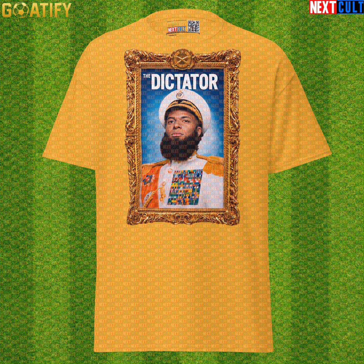 Kylian Mbappe T-Shirt – The Dictator Baroque Football Tee for France and Real Madrid Fans Gold Next Cult Brand