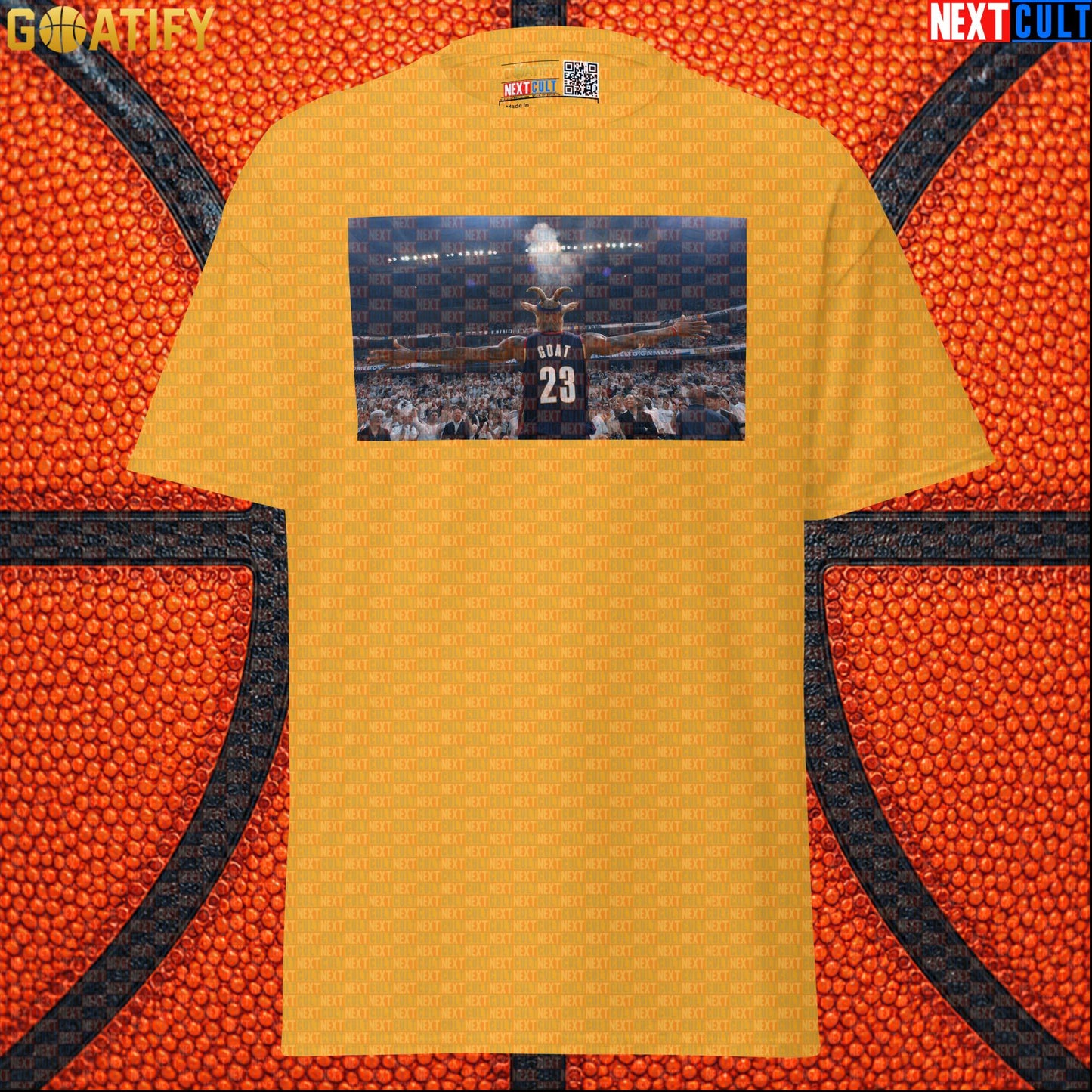 LeBron James T-Shirt – Iconic Chalk Toss GOAT Graphic Tee for Cleveland Basketball Fans |  | ["Basketball", "Cleveland Cavaliers", "LeBron James", "NBA"]