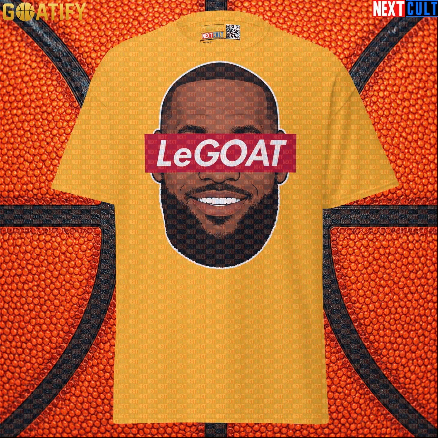LeBron James T-Shirt – LeGOAT Streetwear Parody Graphic Tee for NBA Fans and Game Days |  | ["Basketball", "Cleveland Cavaliers", "LeBron James", "Los Angeles Lakers", "Miami Heat", "NBA"]