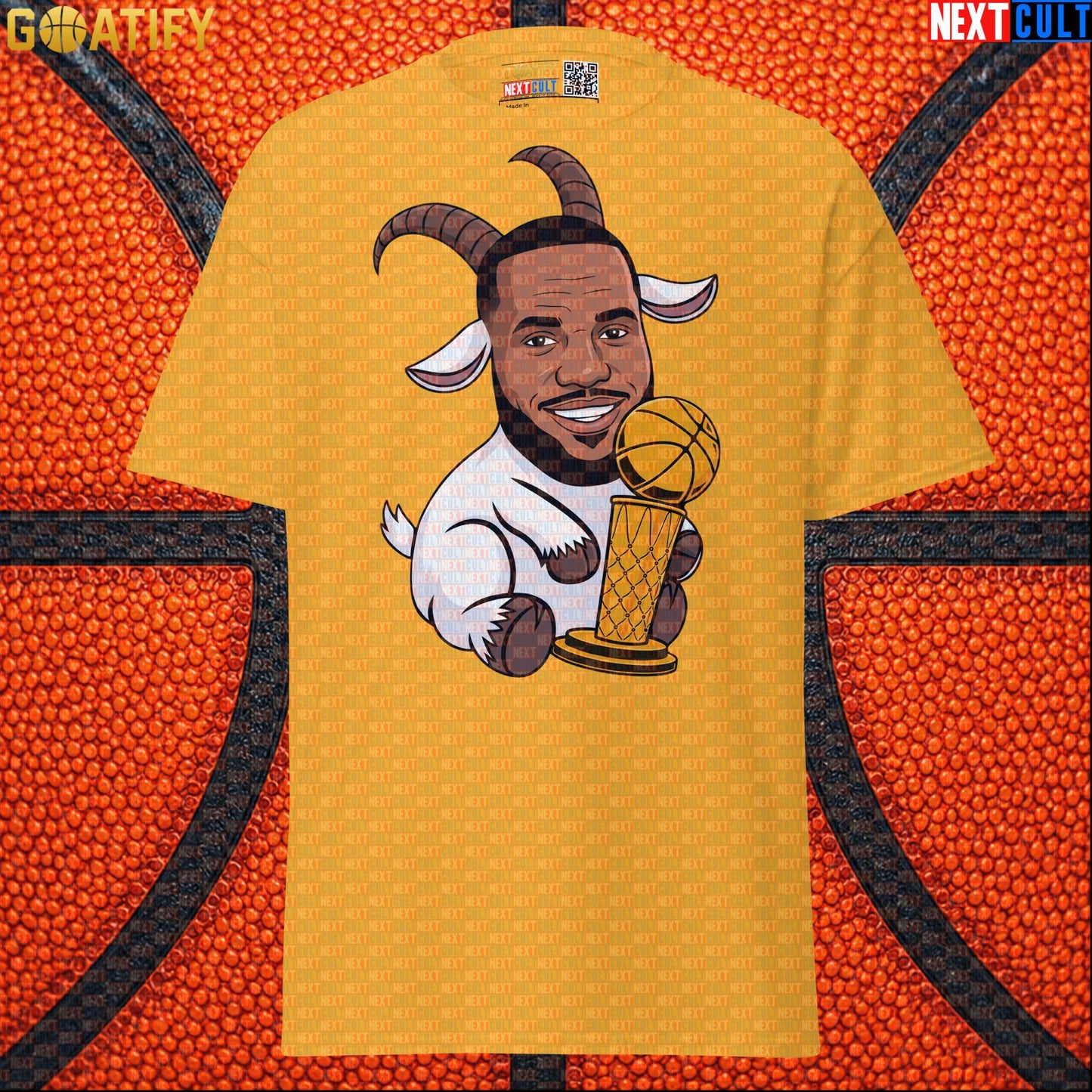 LeBron James T-Shirt – LeGOAT Champion Graphic Tee for NBA Fans and Basketball Gifts |  | ["Basketball", "Cleveland Cavaliers", "LeBron James", "Los Angeles Lakers", "Miami Heat", "NBA"]