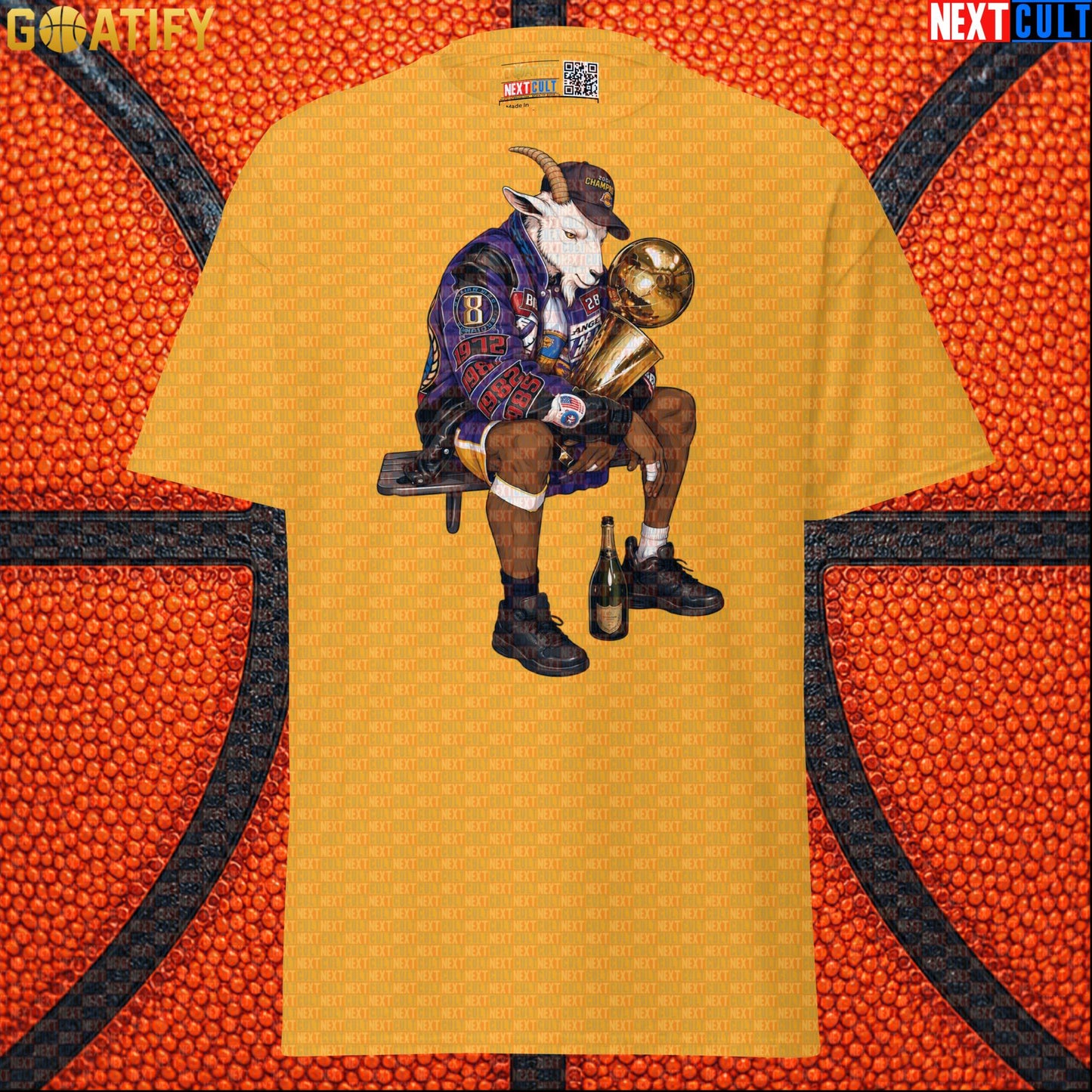 Kobe Bryant T-Shirt – Kobe GOAT Trophy Graphic Tee for Lakers Fans and NBA Collectors |  | ["Basketball", "Kobe Bryant", "Los Angeles Lakers", "NBA"]