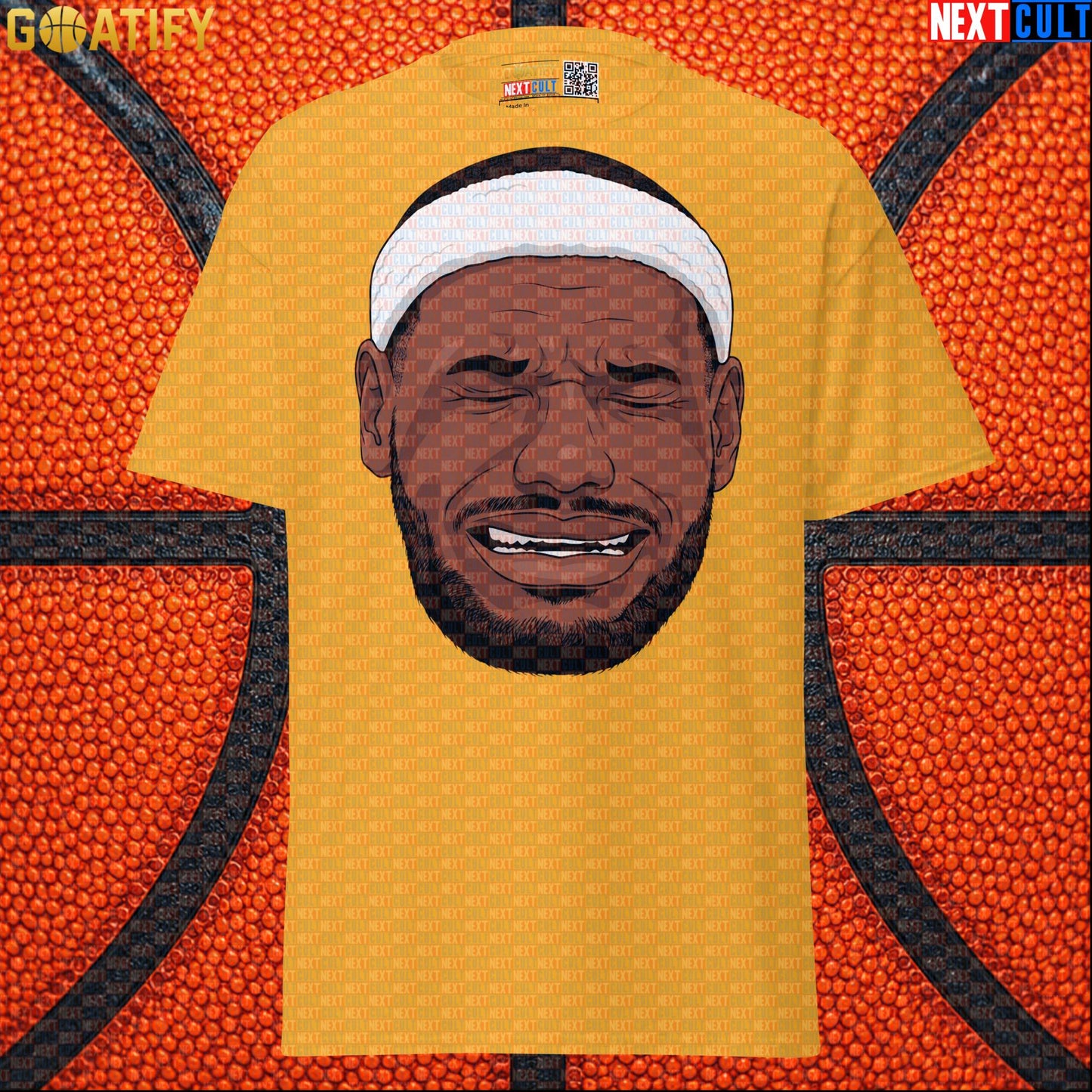 Crying LeBron Meme T-Shirt – Funny NBA Basketball Graphic Tee Gift for Sports Fans |  | ["Basketball", "LeBron James", "NBA"]