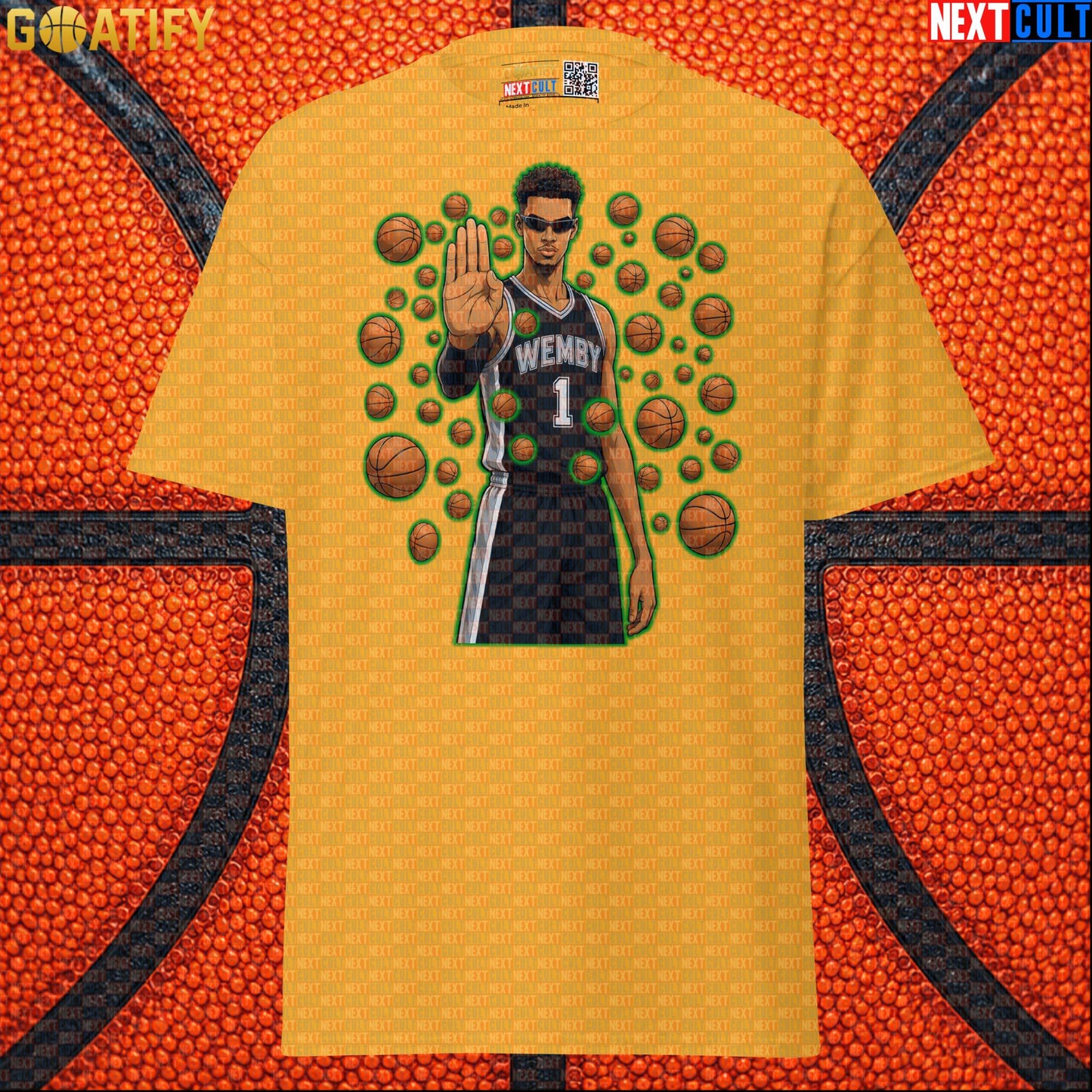 Victor Wembanyama T-Shirt – Wemby Matrix Stopper Graphic Tee Gift for Spurs Basketball Fans |  | ["Basketball", "France", "NBA", "San Antonio Spurs", "Victor Wembanyama"]