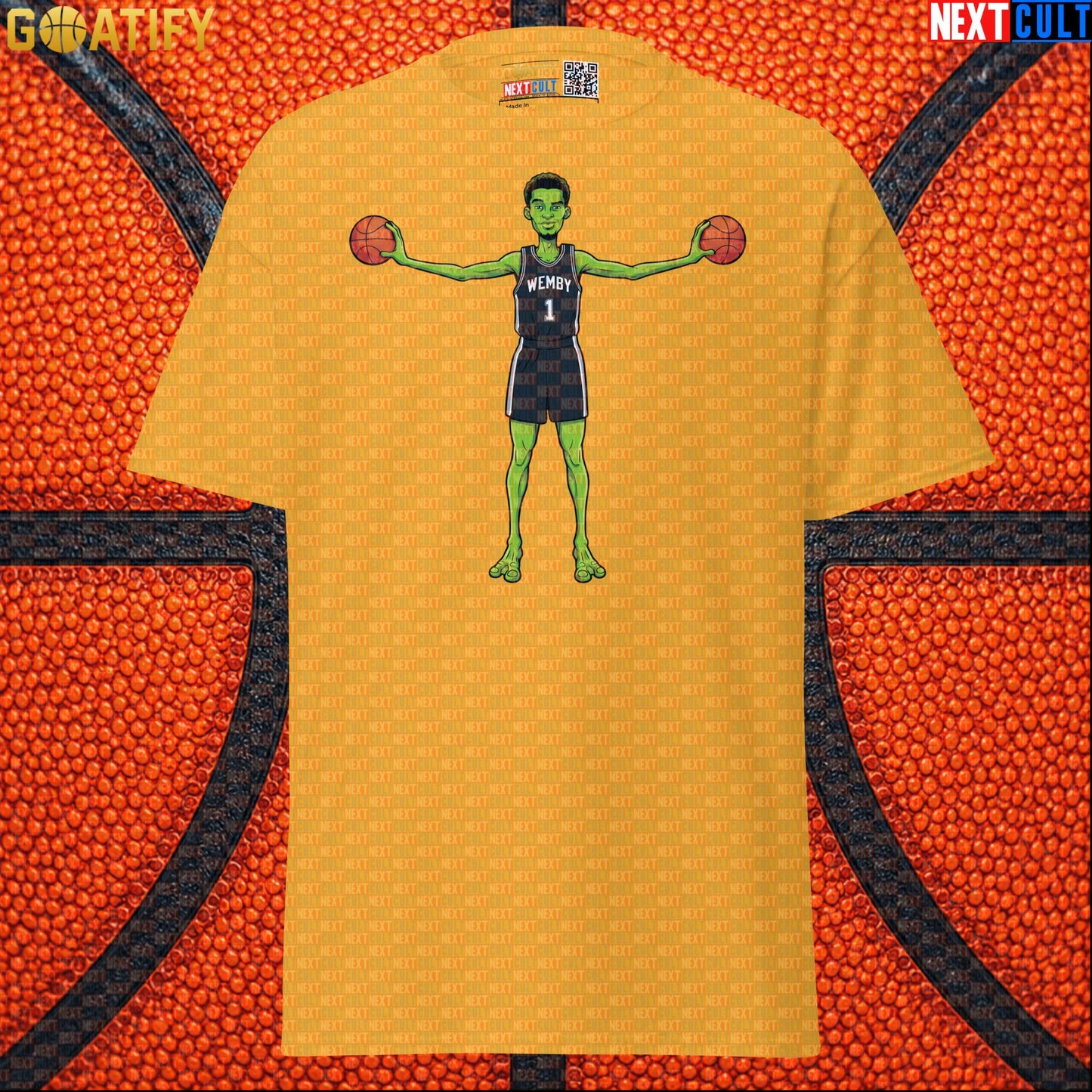 Basketball T-Shirt Alien Wemby Sci-Fi Graphic for Spurs Fans, Game Day and NBA Gifts |  | ["Basketball", "France", "NBA", "San Antonio Spurs", "Victor Wembanyama", "Wemby"]