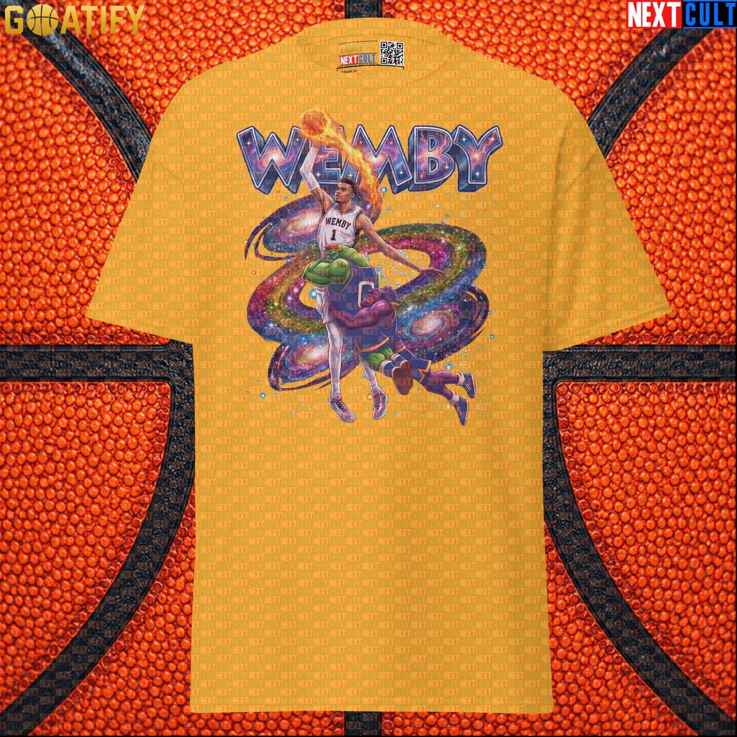 Basketball T-Shirt Victor Wembanyama Space Jam Dunk Graphic for Spurs Fans and Sci-Fi Gift |  | ["Basketball", "France", "NBA", "San Antonio Spurs", "Victor Wembanyama", "Wemby"]