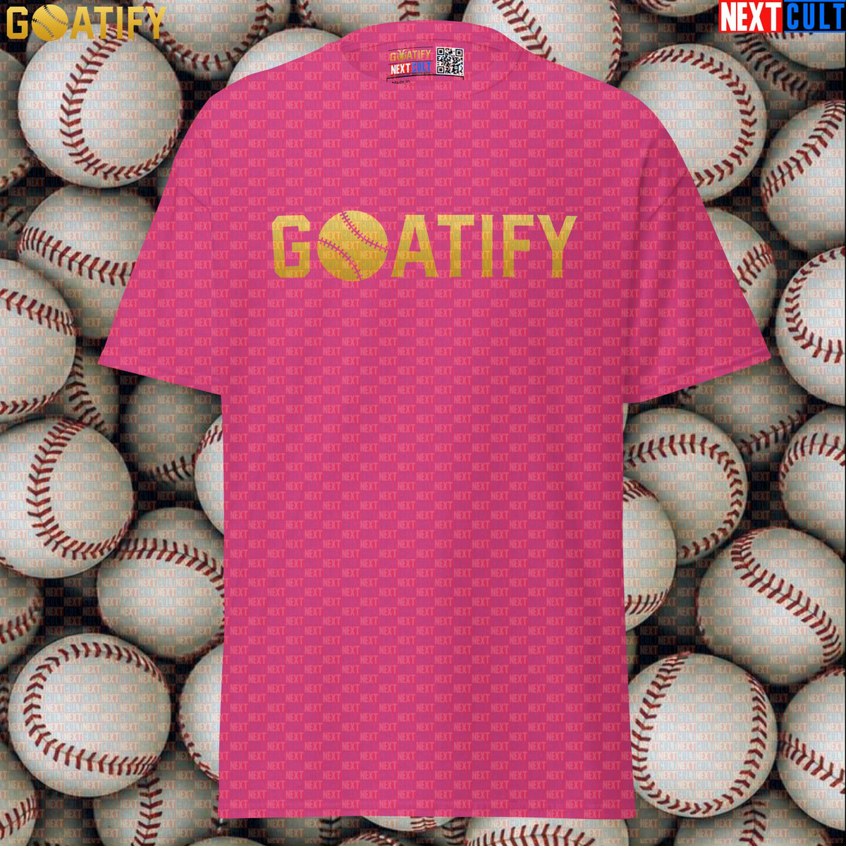 T-Shirt GOATIFY Baseball GOAT Graphic Tee for MLB Fans Greatest of All Time Sports Gift | T-shirts | ["Baseball", "MLB", "NCB"]