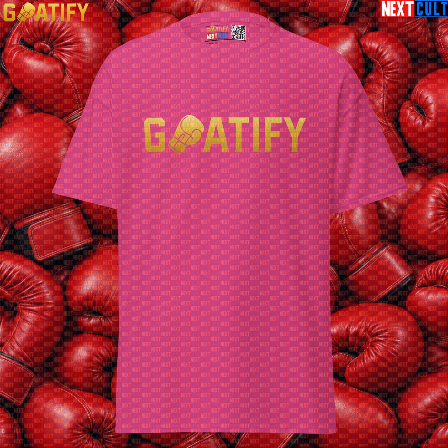 Boxing GOAT T-Shirt GOATIFY Gold Fight Graphic Tee for Boxing Fans & Martial Arts Gifts | T-shirts | ["Boxing", "Martial Arts", "NCB"]
