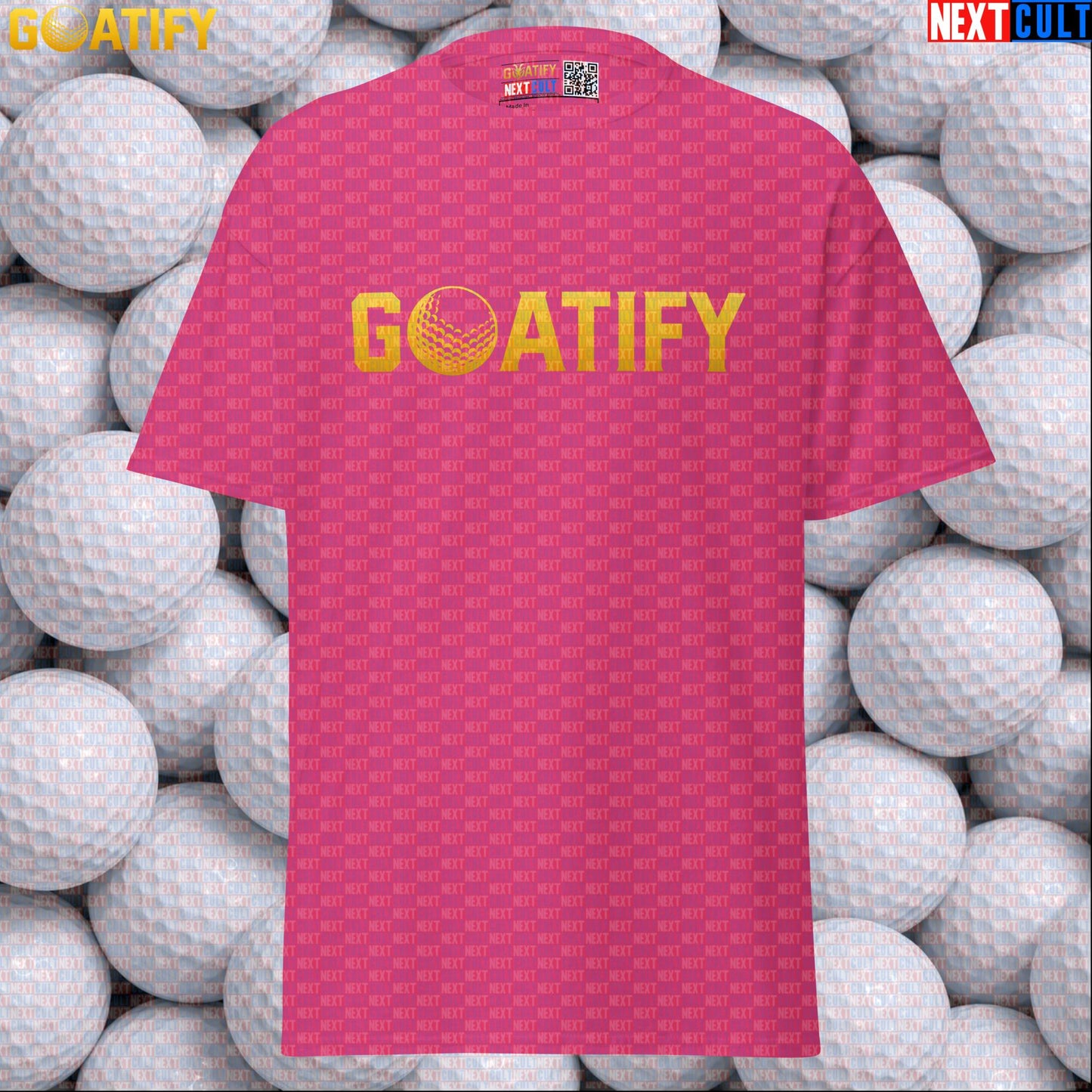Golf GOAT T-Shirt Golden Golf Ball Graphic for Golfers, Sports Fans & Gifts | GOATIFY | T-shirts | ["Golf", "NCB", "PGA"]