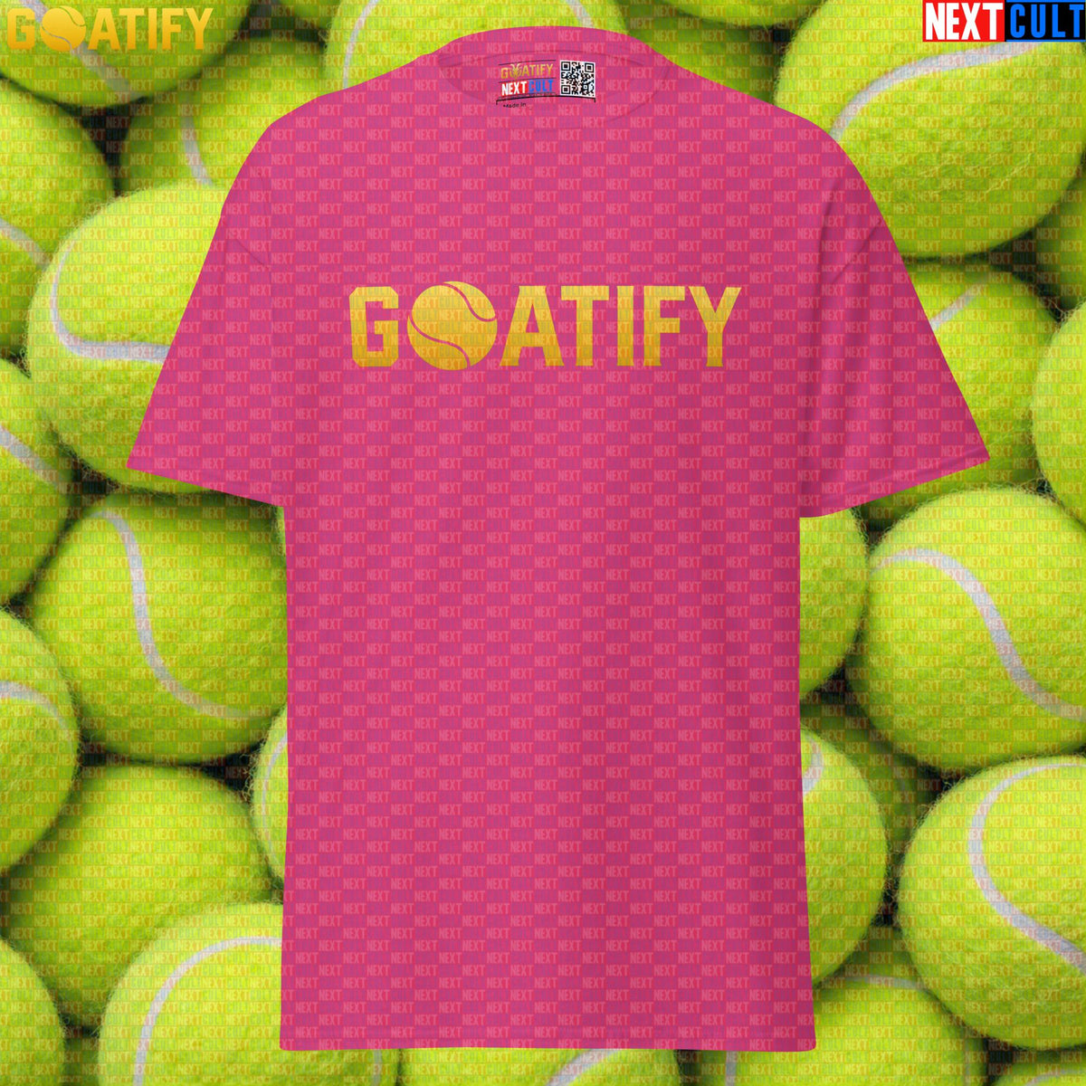 Tennis GOAT T-Shirt Golden Ball Graphic for Tennis & Padel Fans, Players & Gifts | GOATIFY | T-shirts | ["NCB", "Padel", "Tennis"]